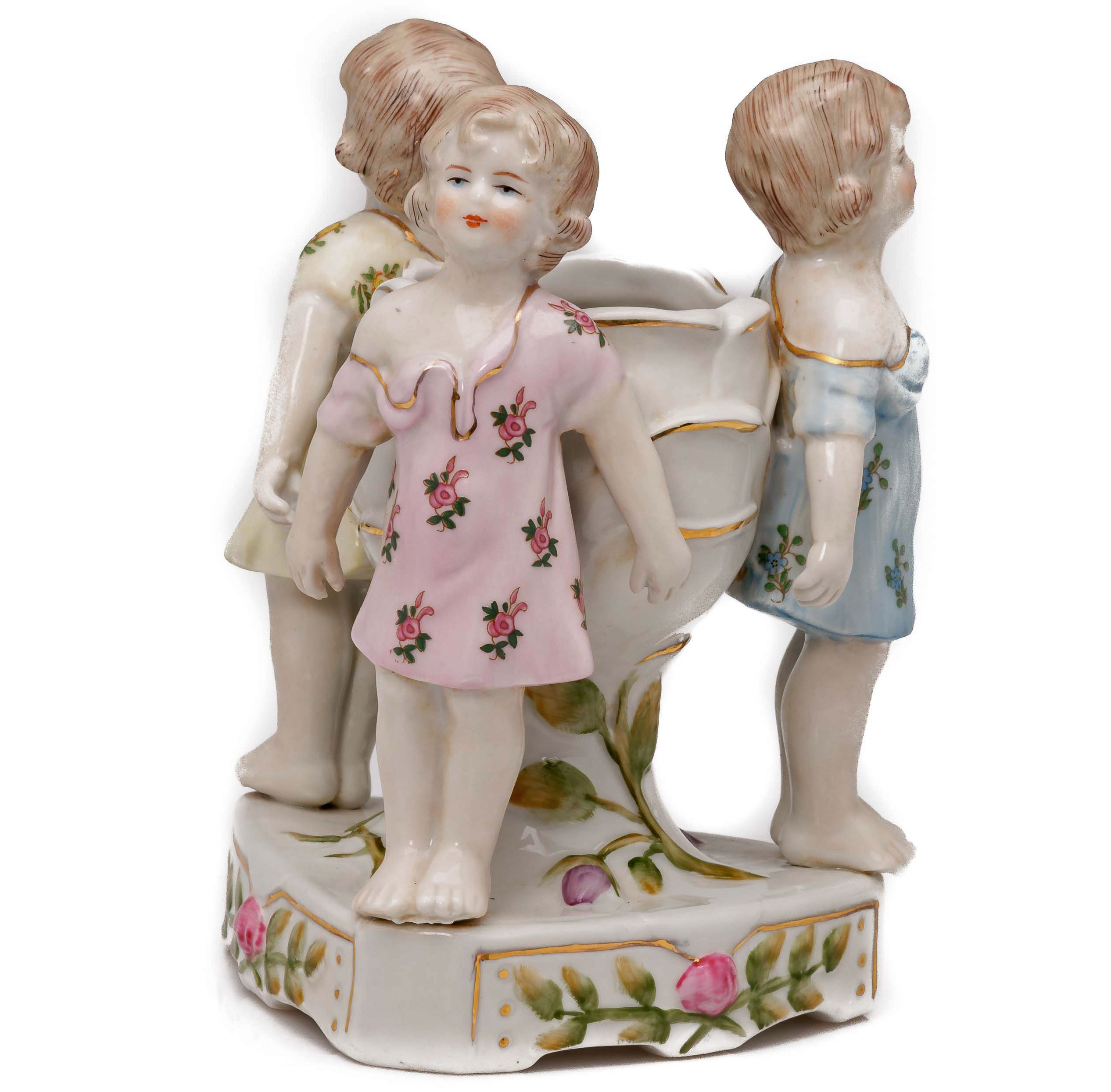 WH-30-2xxl Porcelain bowl vase anbietschale children antique style candles chandelier