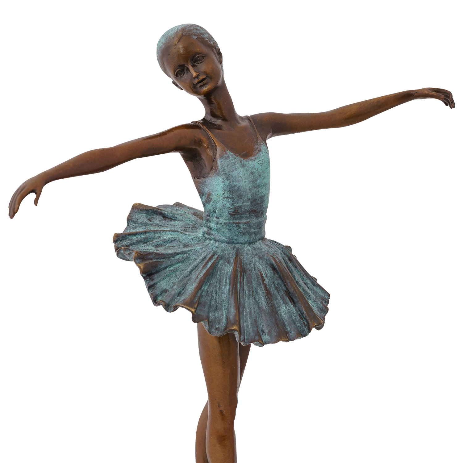 Bronzeskulptur nach Degas Bronze Ballerina Figur Kopie Replik Figur Antik-Stil