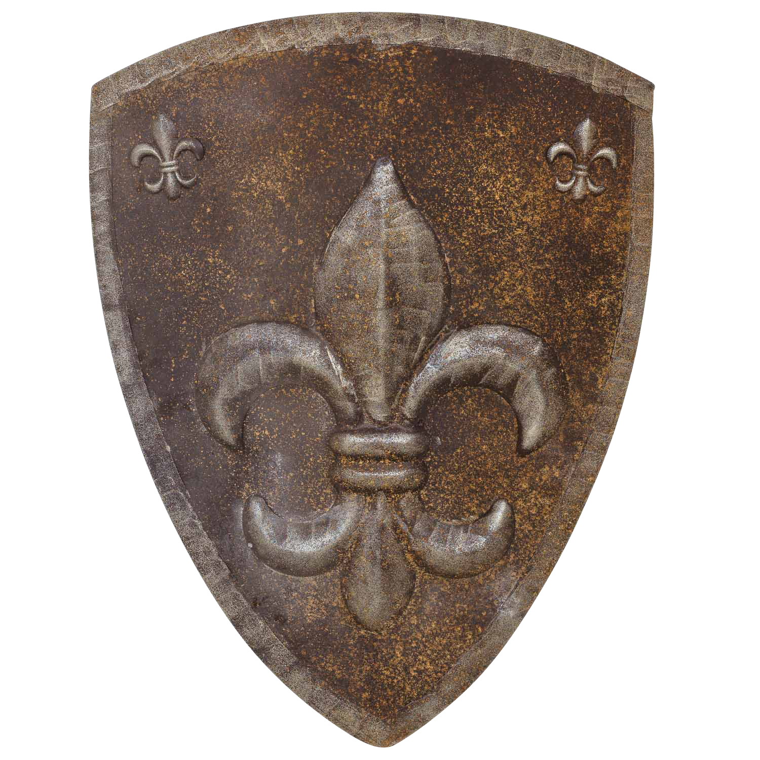 RX-367-2 Eisenschild Ritterschild Ritter Wandschild Schild Wappen Antik-Stil 71cm