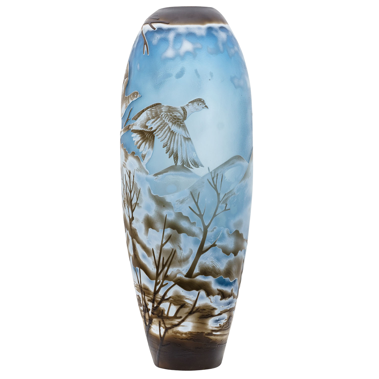 GV-50-3 Vase Replika nach Galle Gallé Glasvase Glas Antik-Jugendstil-Stil Kopie c1
