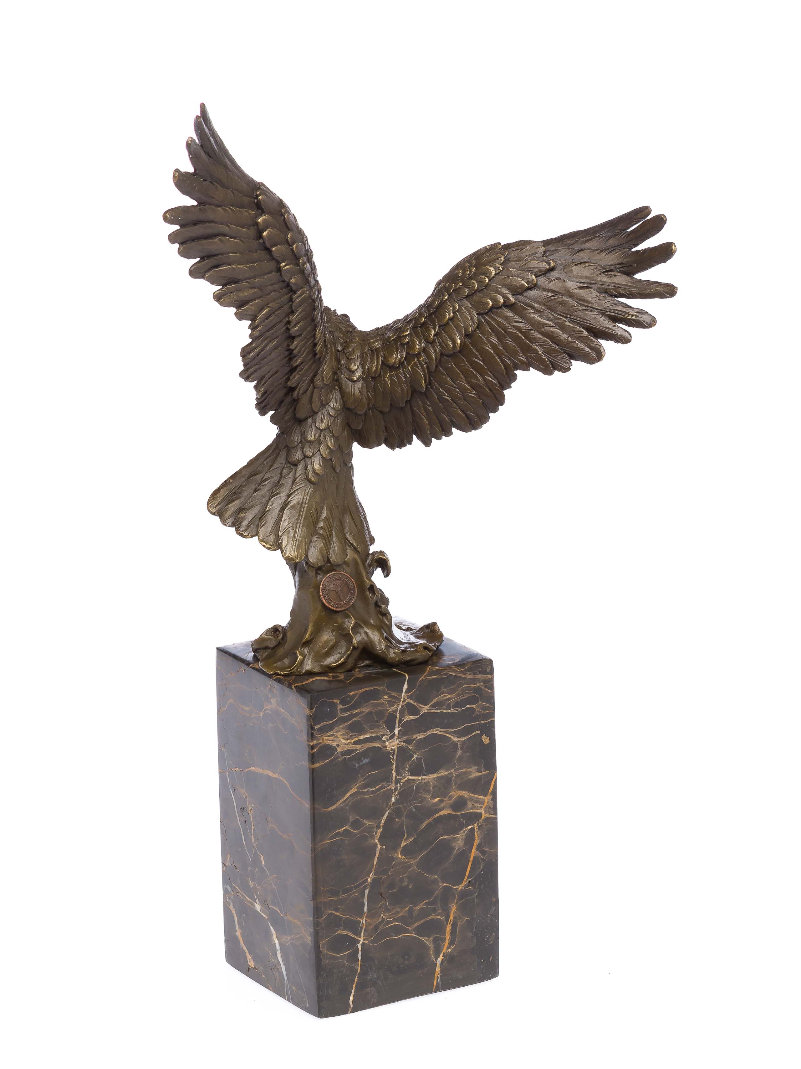 Bronze Skulptur Figur Adler Seeadler Königsadler Bronzeskulptur 36cm eagle 