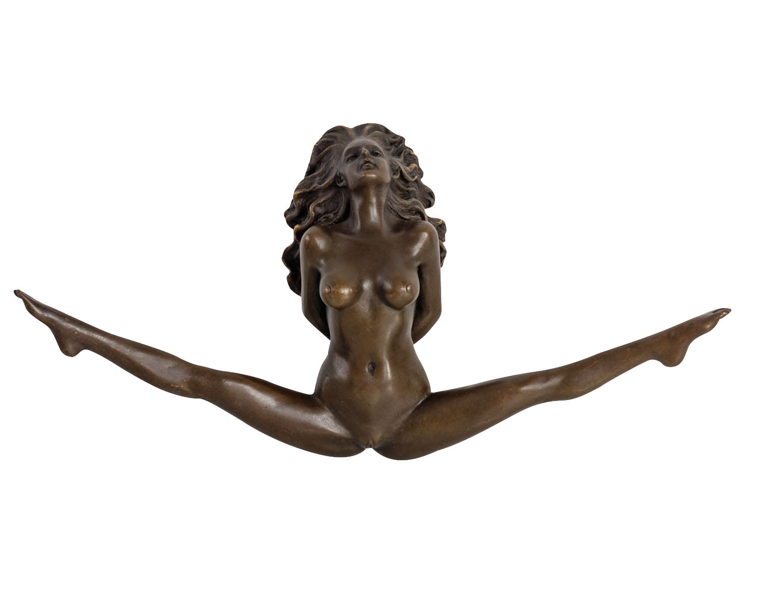 Bronzeskulptur Erotik erotische Kunst Akt Bronze Figur Statue Antik-Stil 21cm