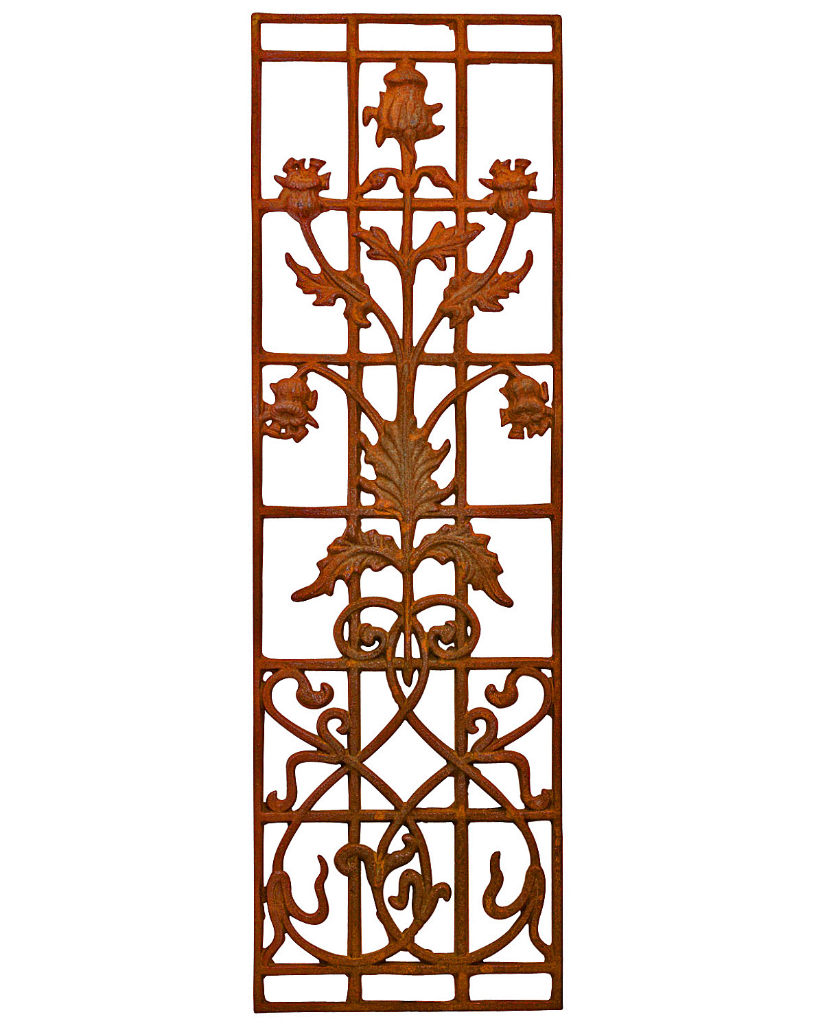 aubaho-Z01-R-111 Fenster Stallfenster Gitter Zaun Balkongitter Balkon Geländer Eisen Antik-Stil a