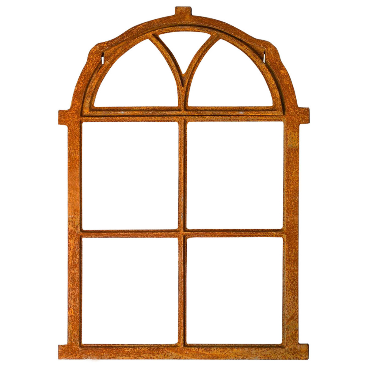 im-eisenfenster5bb-e Nostalgie Stallfenster 54x77cm Klappe Fenster Gusseisen Rahmen rostig Antik-Stil