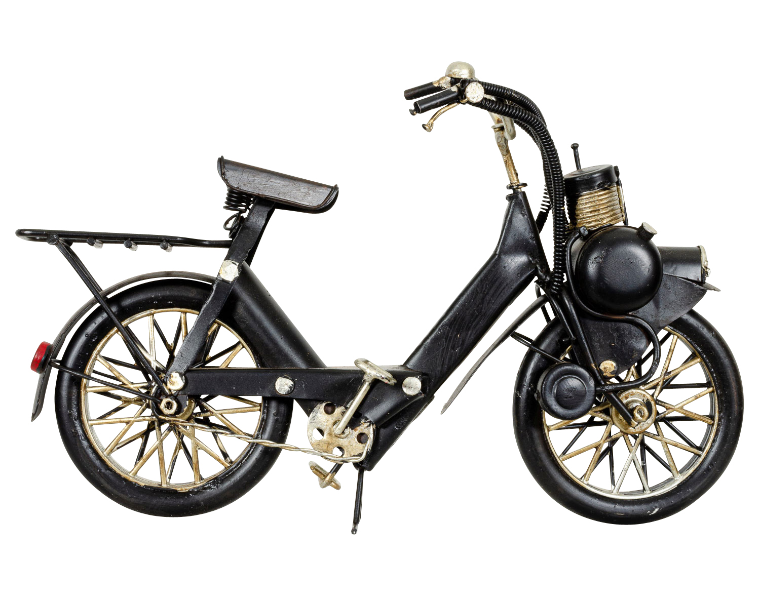 BL-243-x Modell Fahrrad Mofa Mofamodell Moped Nostalgie Blech Metall Antik-Stil 25cm
