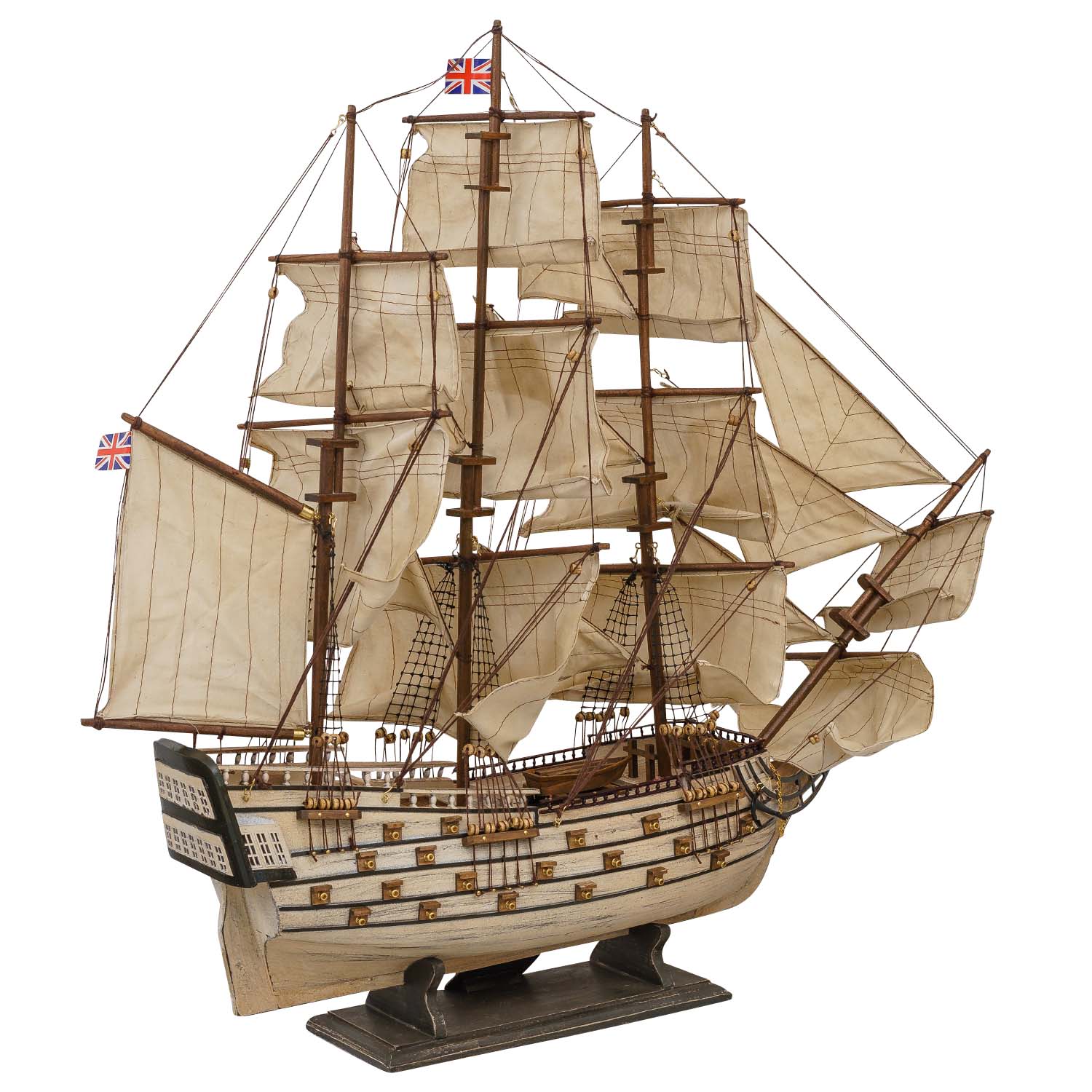 HMS Victory model ship flagship british royal navy wood 86cm no kit