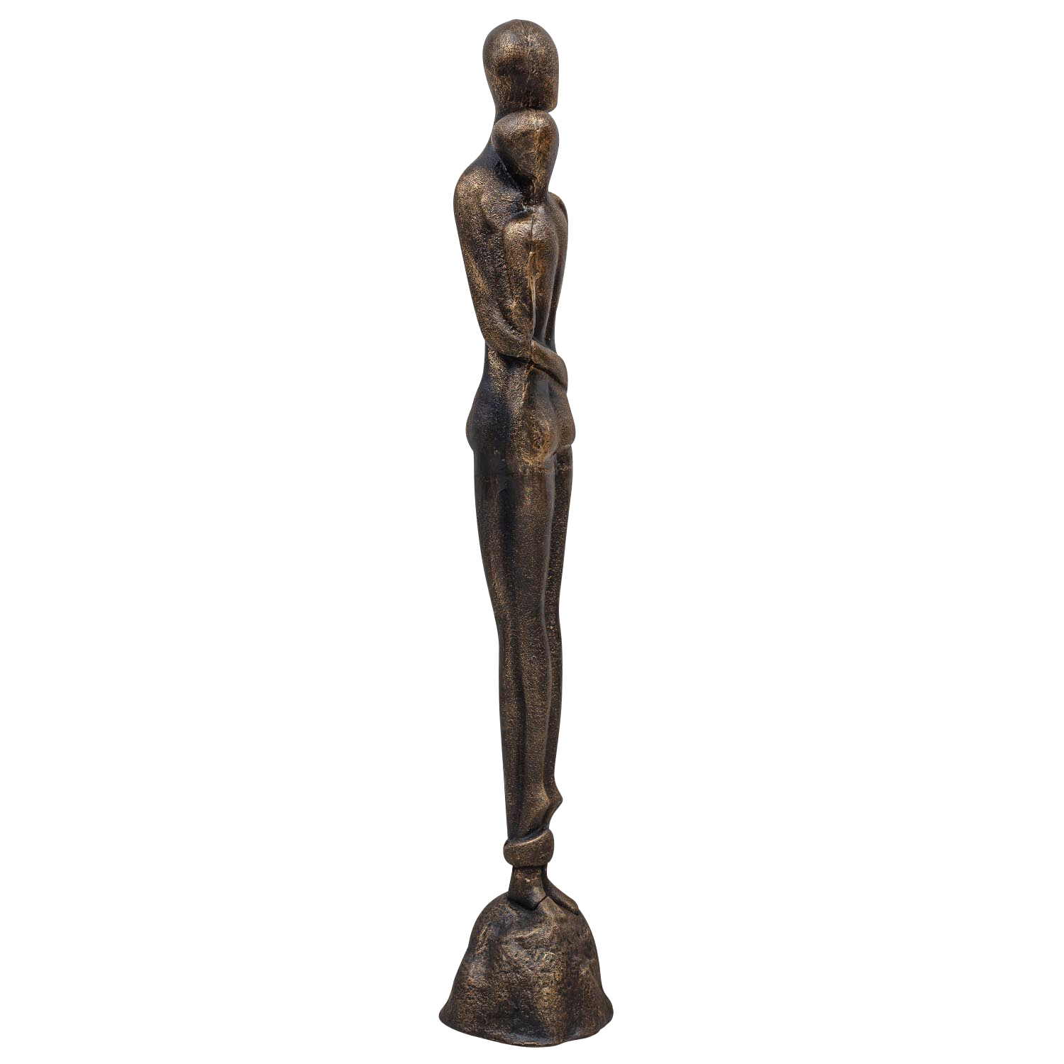 Skulptur Statue Figur Liebespaar Liebe Paar Hochzeit Eisen Garten 94cm