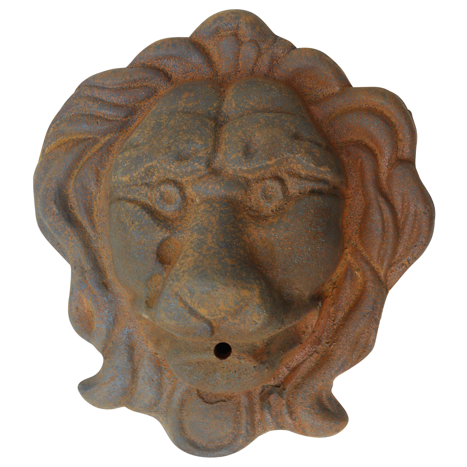 aubaho-WA03B_1 Löwenkopf Löwe Dekoration Eisen Wandbrunnen Wasserspeier Skulptur Figur d