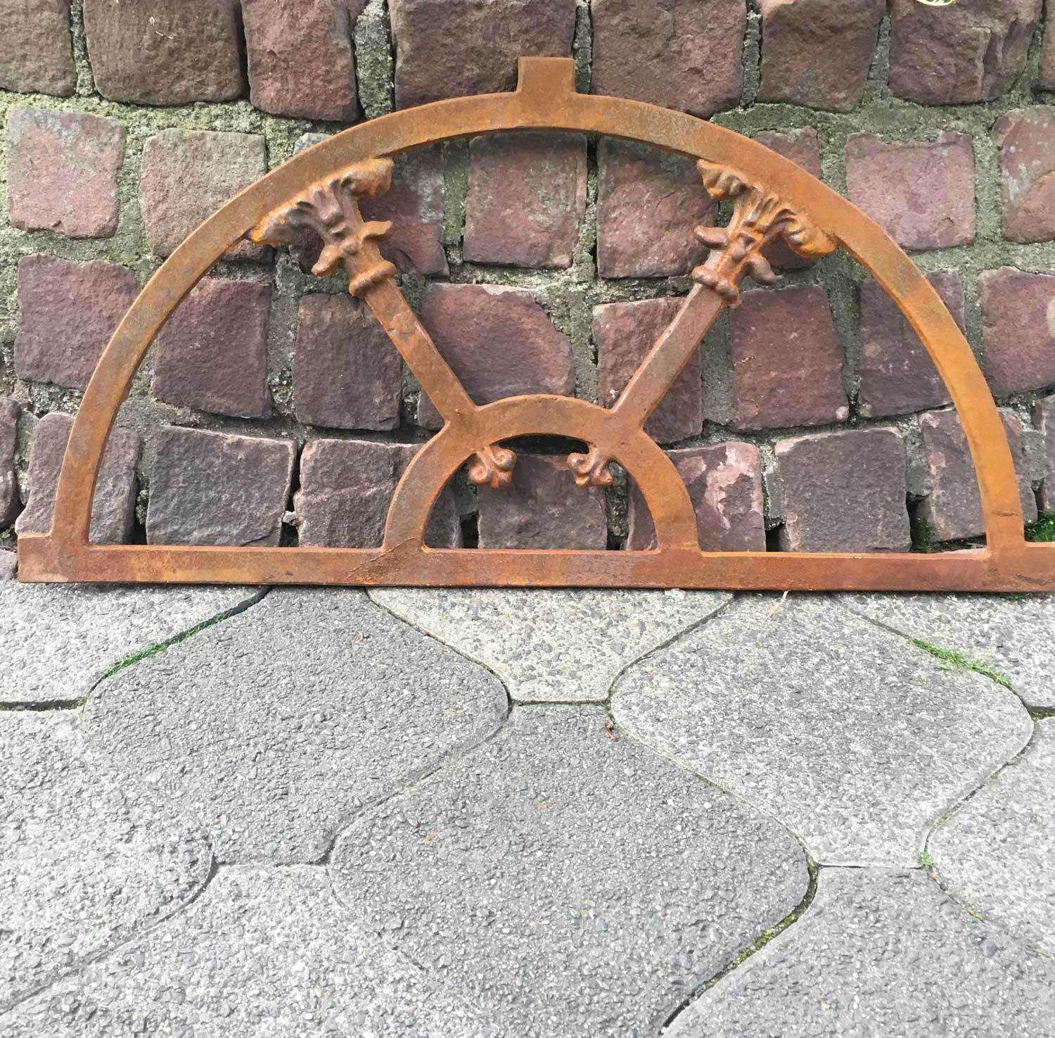 aubaho-F47-R Fenster Rost Stallfenster Eisenfenster Scheunenfenster Eisen 66cm Antik-Stil a5