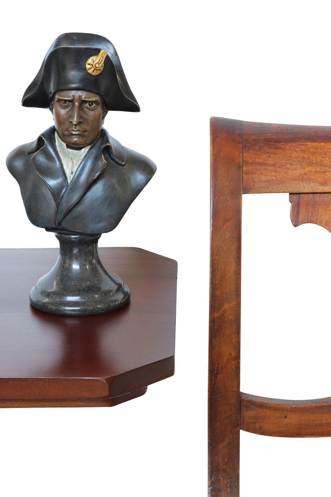 BG-36_Tisch Bronzeskulptur Napoleon im Antik-Stil Bronze Figur Statue - 25cm