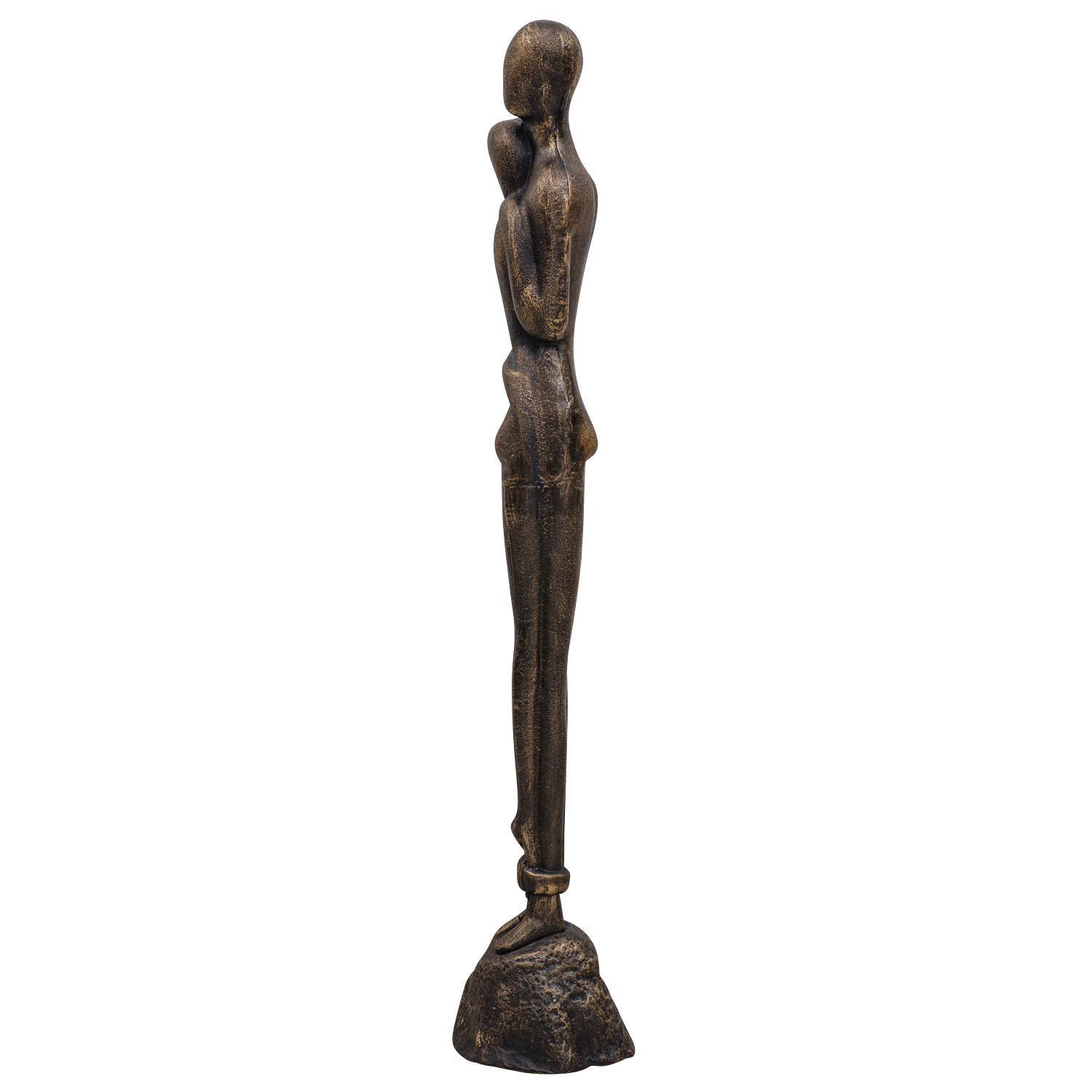 Skulptur Statue Figur Liebespaar Liebe Paar Hochzeit Eisen Garten 94cm