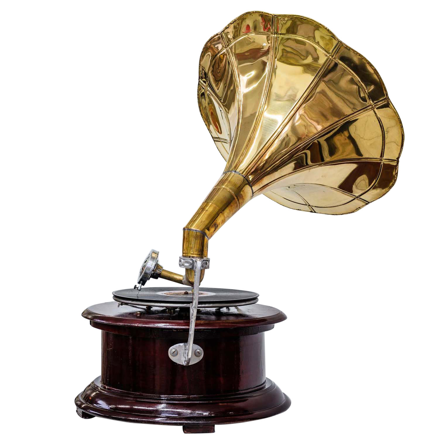 10 Nostalgie Grammophon rund Dekoration Trichter Grammofon Antik Stil (h2)
