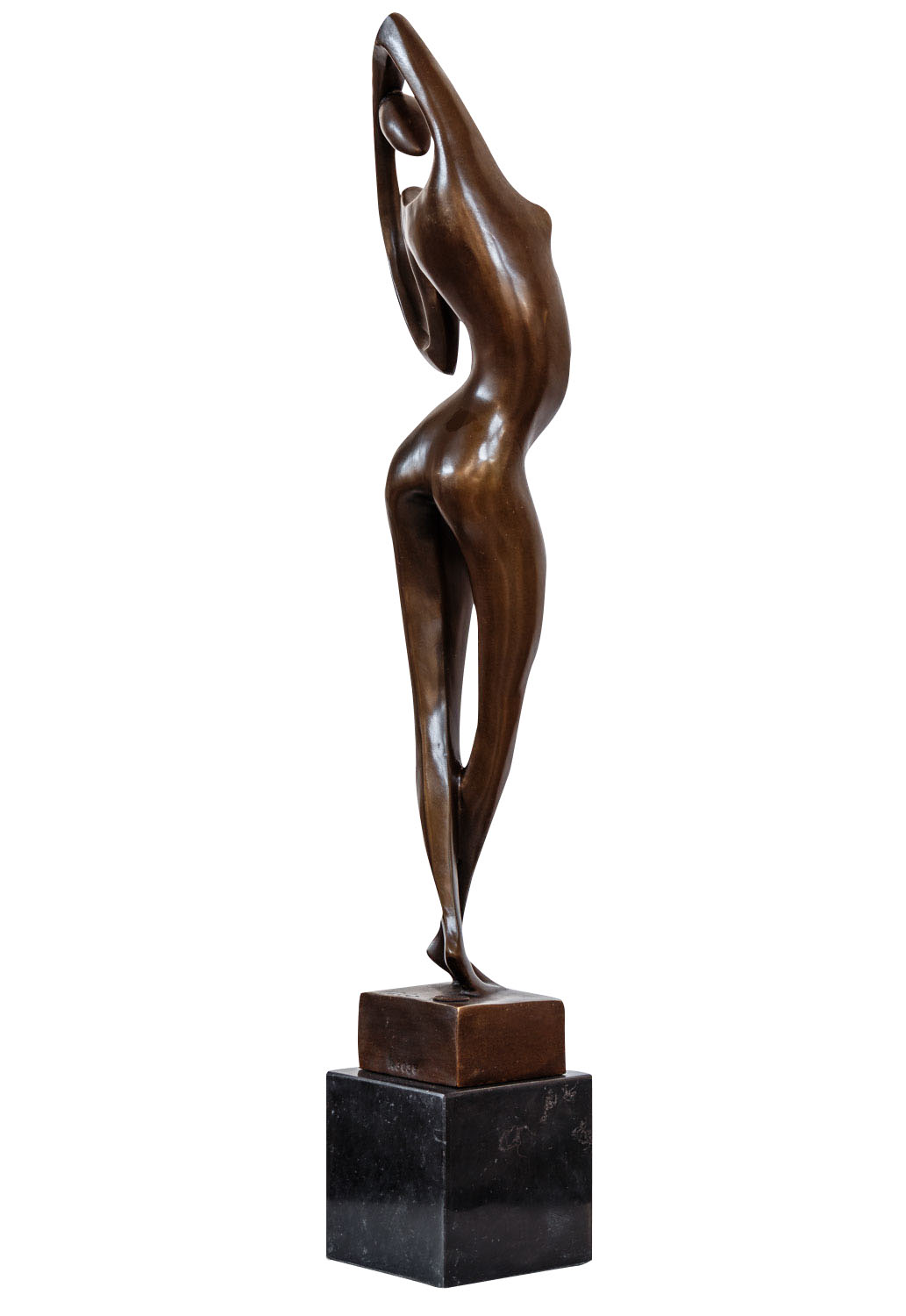 Bronzeskulptur Erotik erotische Kunst im Antik-Stil Bronze Figur Statue 54cm