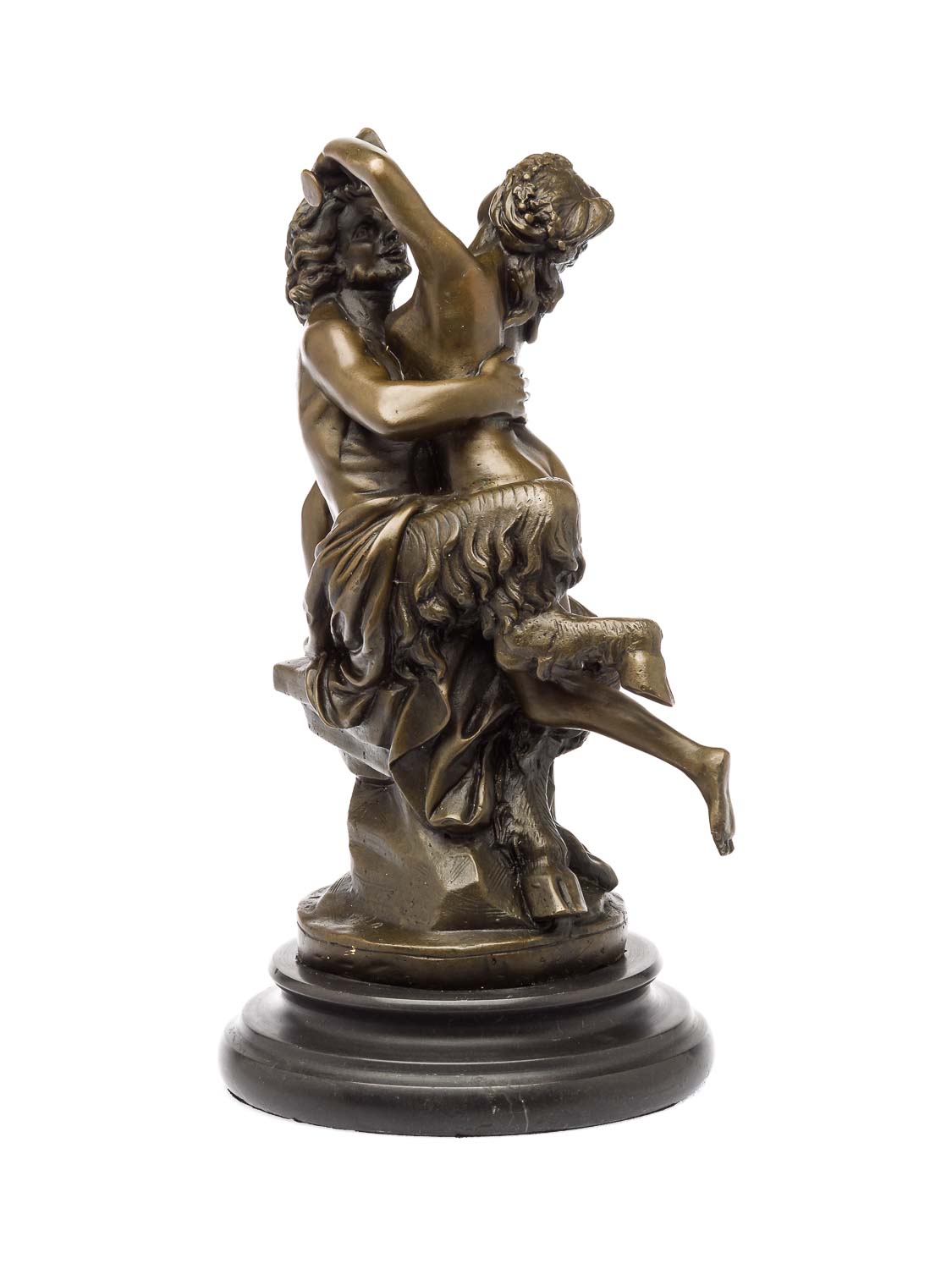 2016-12-07_Auktionshaus_028 Bronzeskulptur Faun erotisches Liebespaar Bronze Figur Skulptur 30cm sculpture