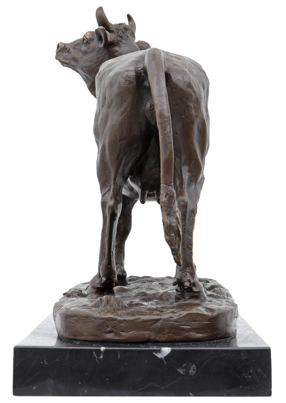 Bronzeskulptur Bulle Ochse Kuh Stier im Antik-Stil Bronze Figur Statue 35cm