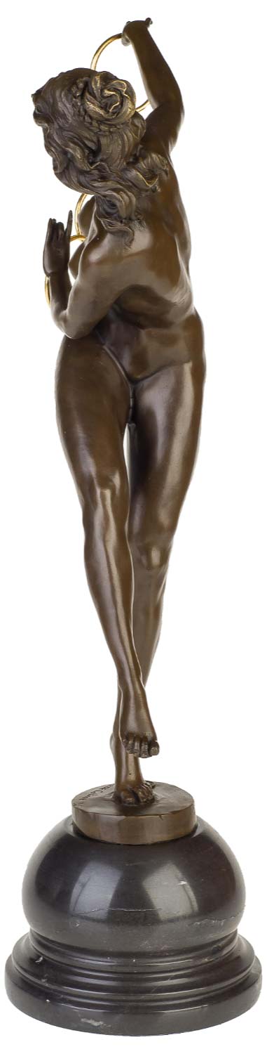 BJ-5-04 Bronzeskulptur erotische Kunst Erotik im Antik-Stil Bronze Figur Statue 53,5 cm