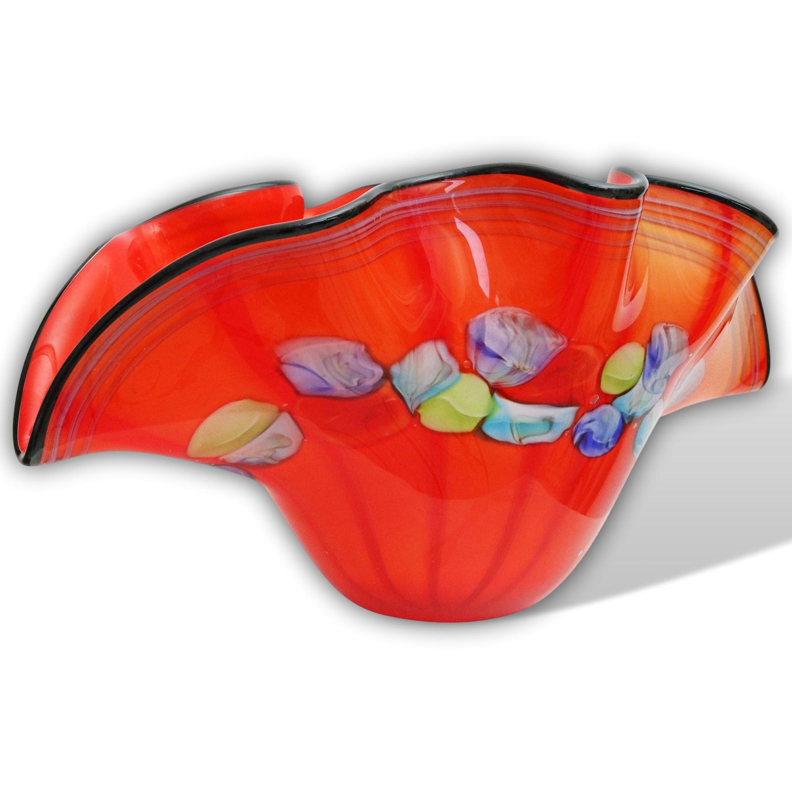 GL-239_2a Glasschale Schale Glas im Murano Antik Stil - 50cm