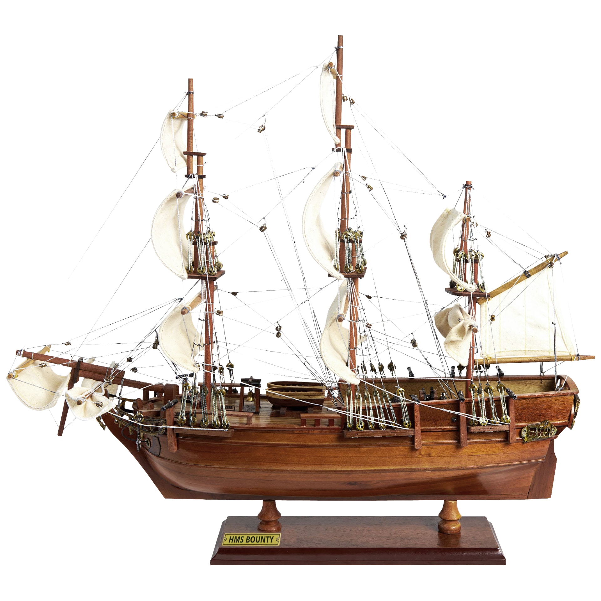 Sailing ship HMS Bounty model ship wooden ship - not a kit Sailing ship HMS Bounty model ship wooden ship - not a kit