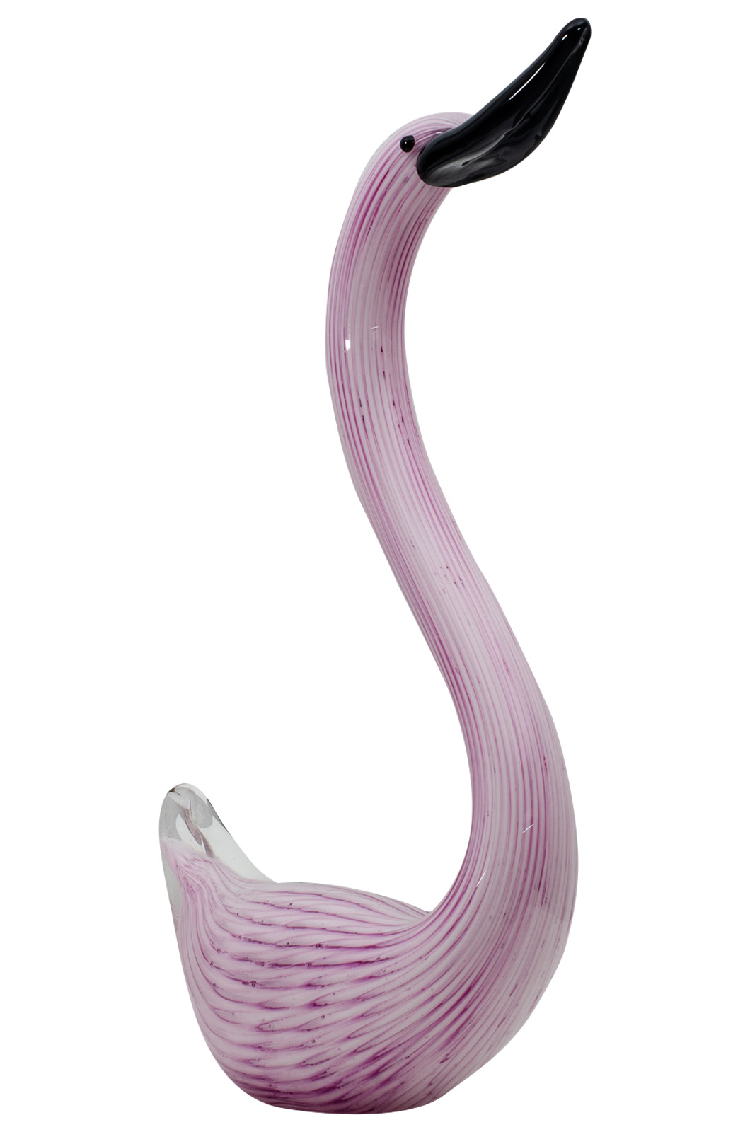 MG-73-2 Glasfigur Figur Skulptur Glas Glasskulptur Schwan Murano-Stil Antik-Stil 37cm