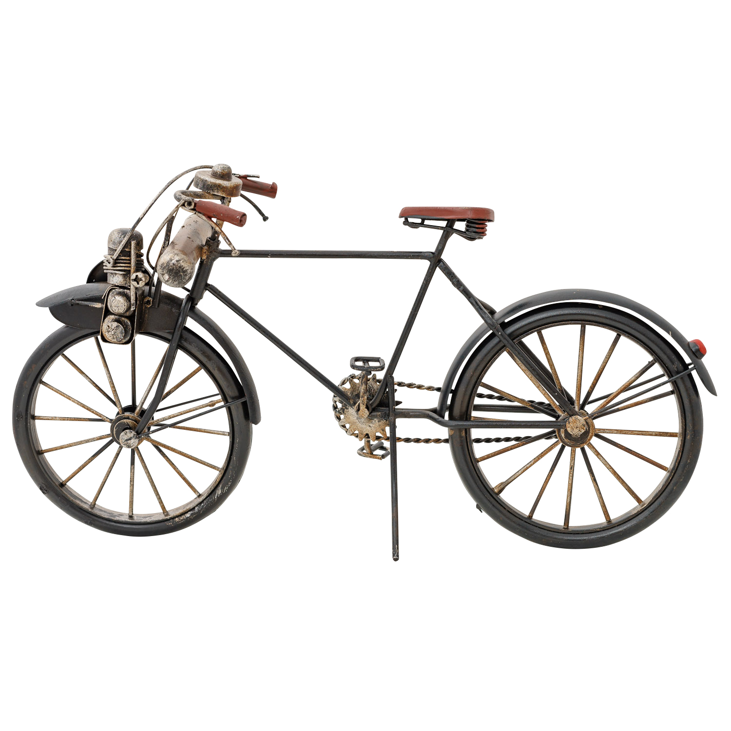 BL-265-02 Modell Fahrrad Mofa Mofamodell Moped Nostalgie Blech Metall Antik-Stil 30cm
