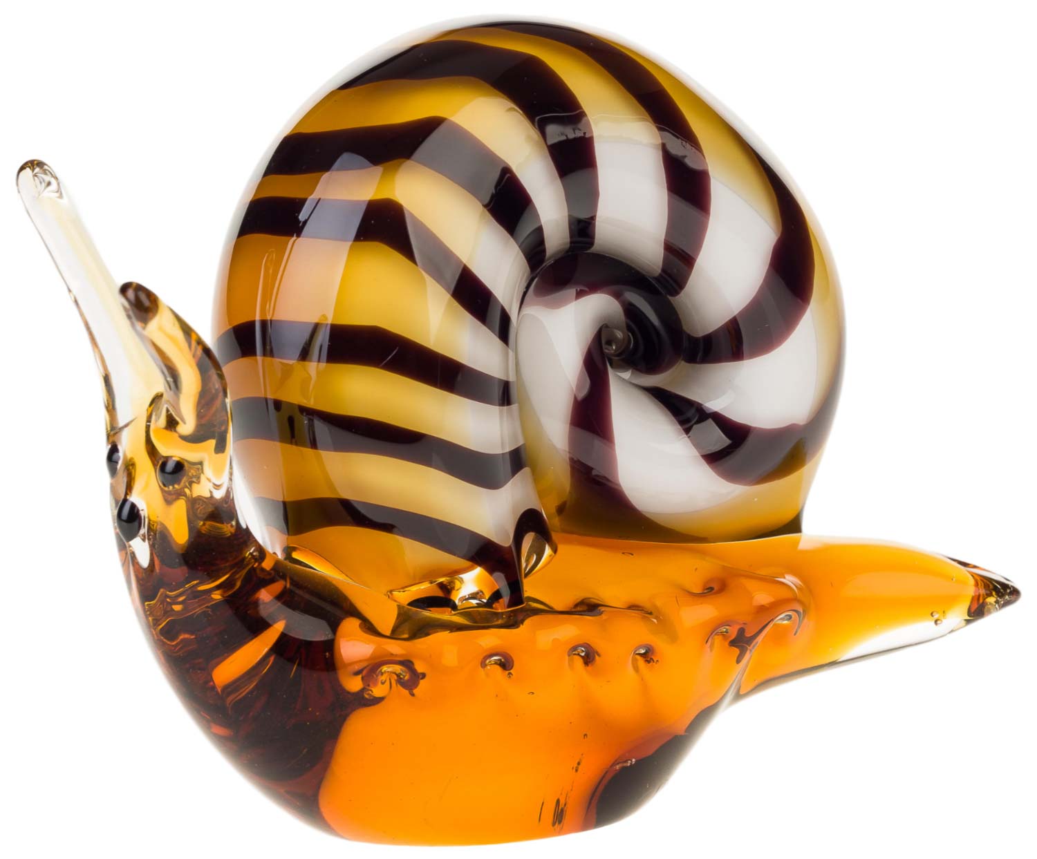 GL-496-02 Glasfigur Schnecke Glas im Murano Antik Stil - 18cm