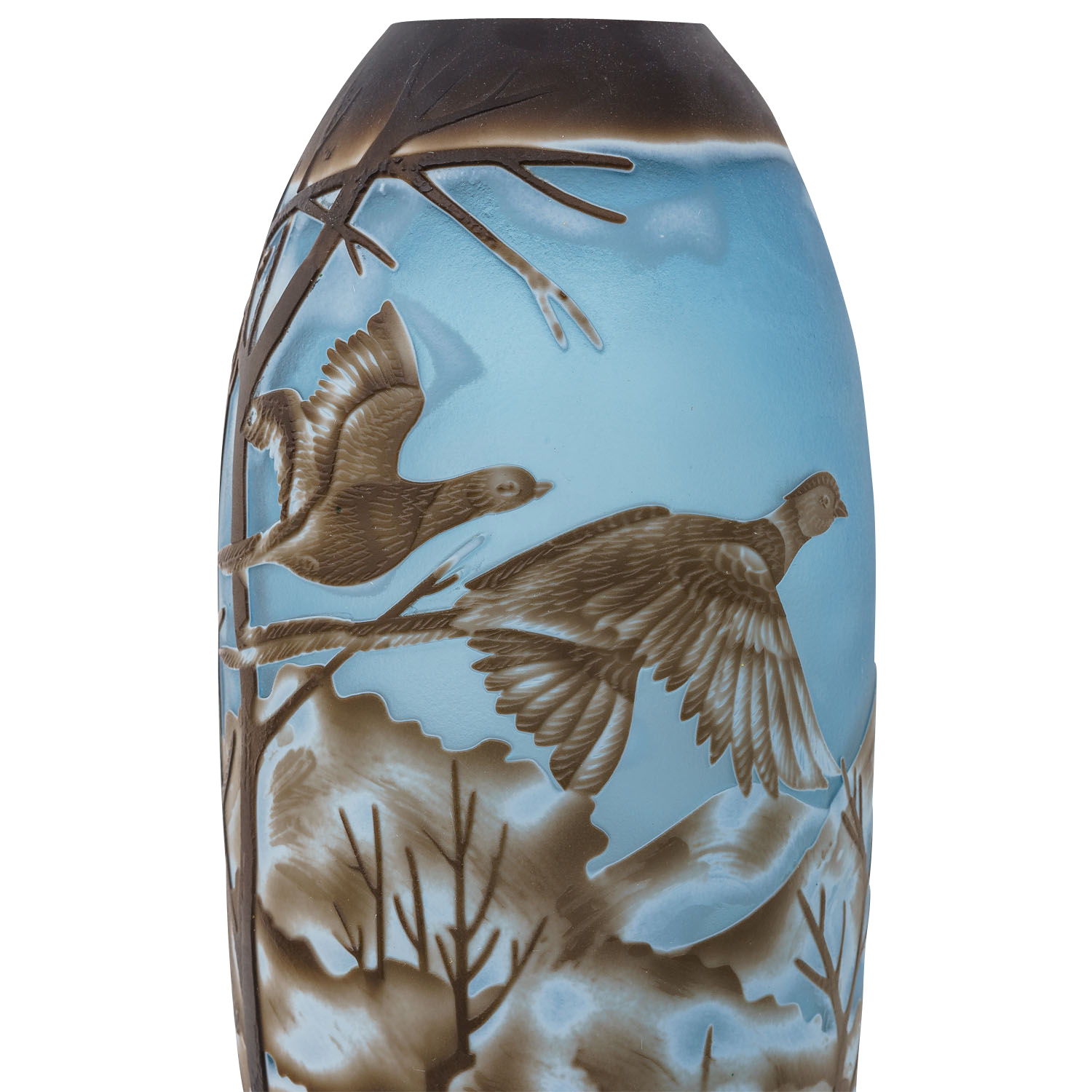 GV-51-7 Vase Replika nach Galle Gallé Glasvase Glas Antik-Jugendstil-Stil Kopie c2