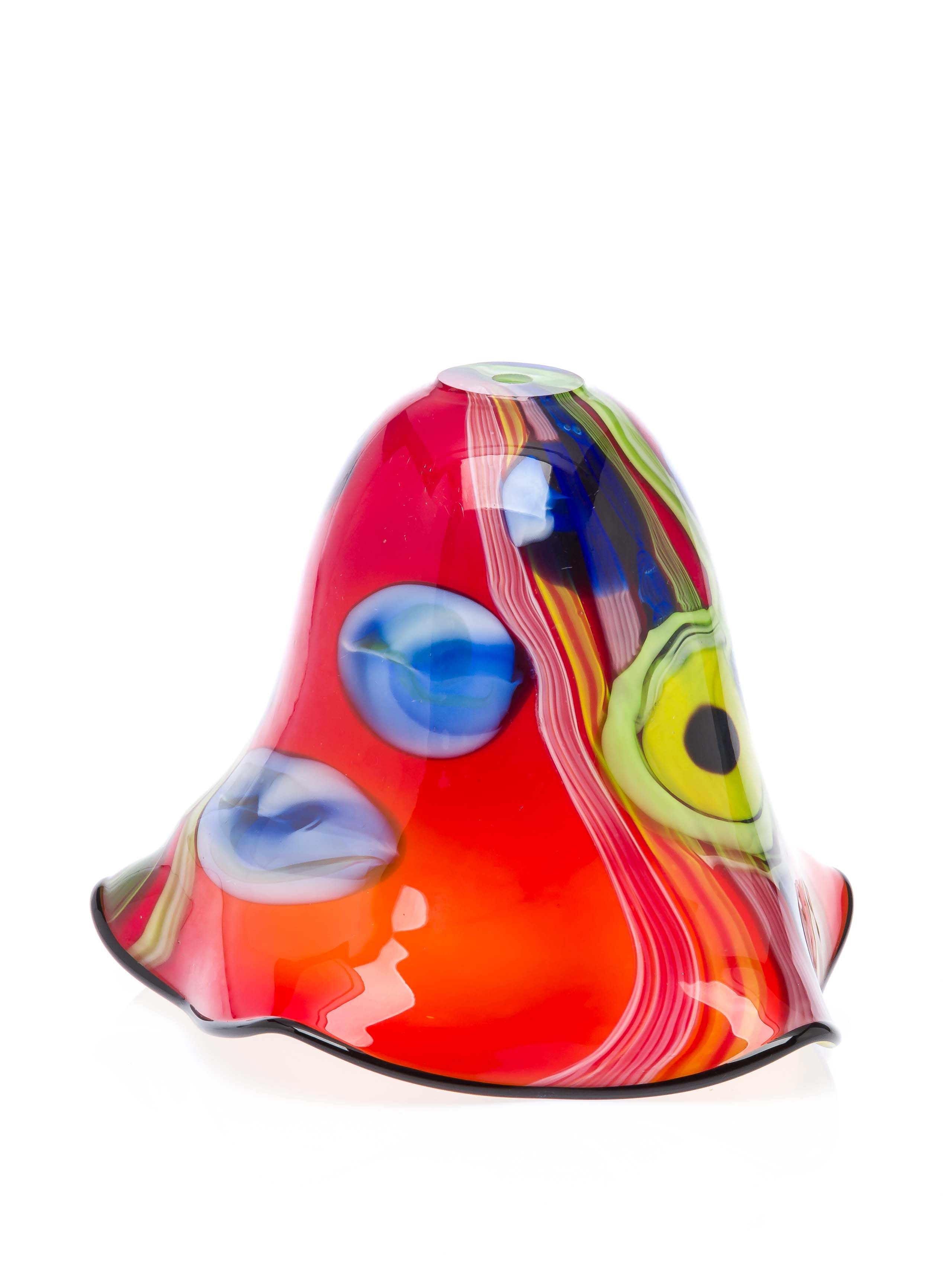 GS3004-3 Lampenschirm Tischlampe Lampe Glas Glasschirm Murano Stil glass lampshade rot
