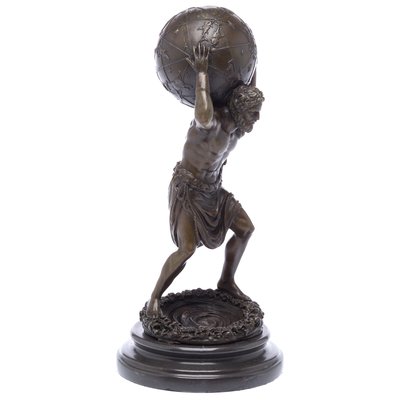 2014-11-07_Auktionshaus_023BKmZtcGPBkvbG Bronzeskulptur Atlas Träger der Weltkugel Mann Bronze Skulptur Figur sculpture