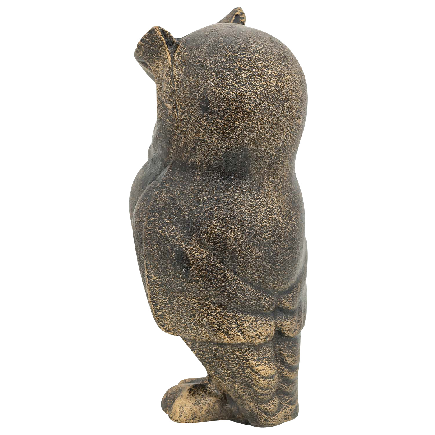 TX-261-6 Figur Eule Kauz Uhu Vogel Skulptur Eisen Dekoration Antik-Stil 16cm