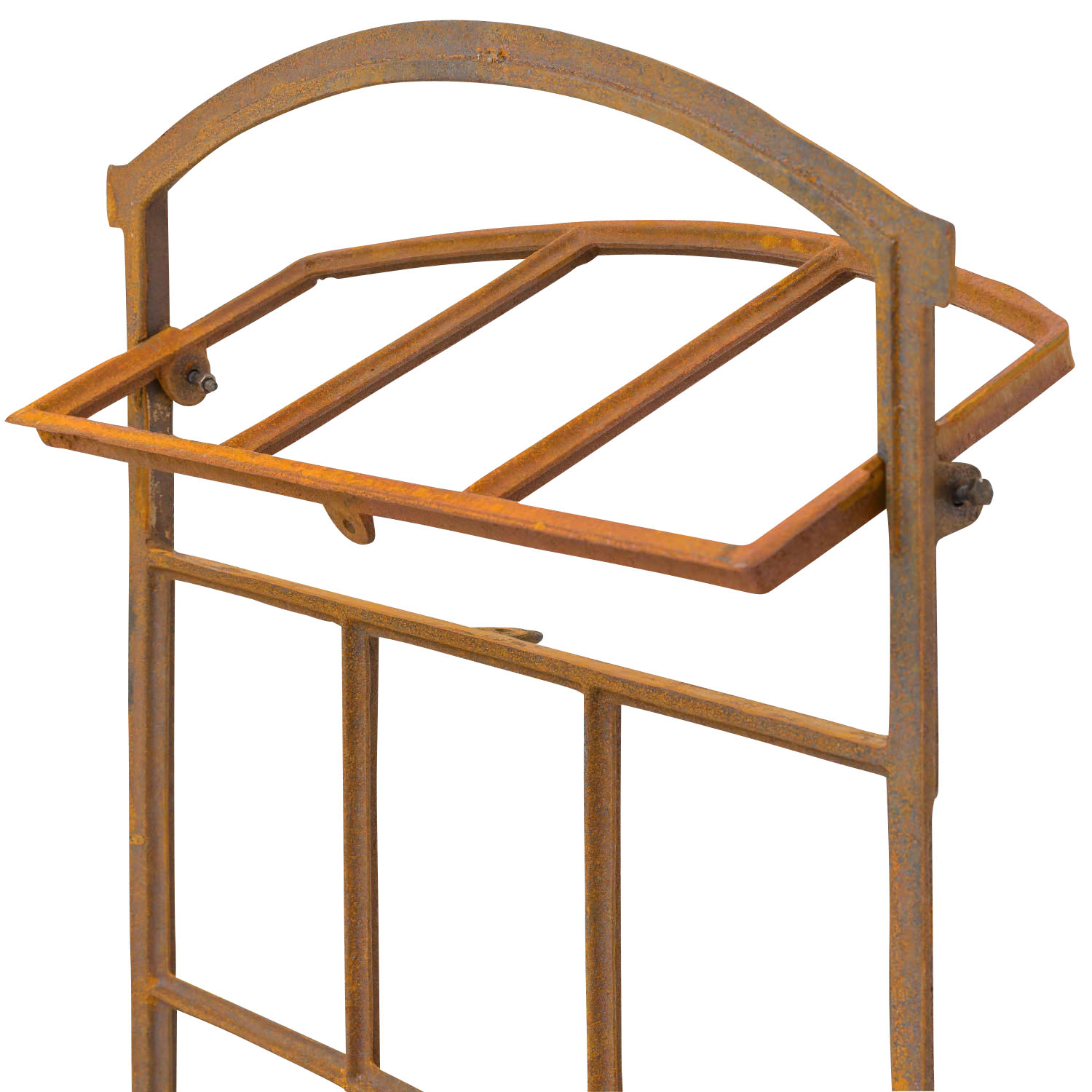 aubaho-F24-R-5 Fenster zum Öffnen rost Stallfenster Eisenfenster Eisen 71cm Antik-Stil (d2)