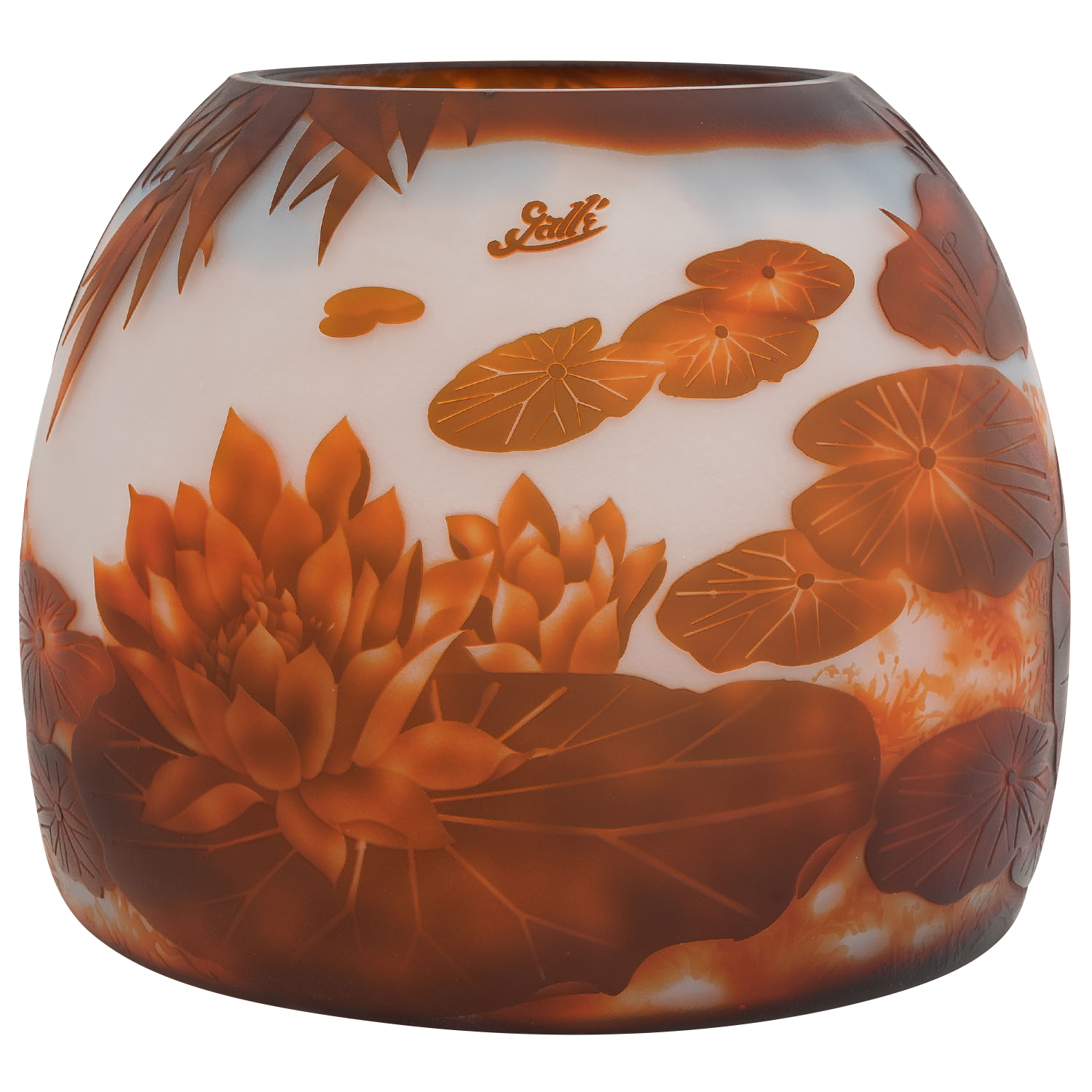 GV-63-3iJSpSIFCYy1B9 Vase Replika nach Galle Gallé Glasvase Glas Antik-Jugendstil-Stil Kopie c14