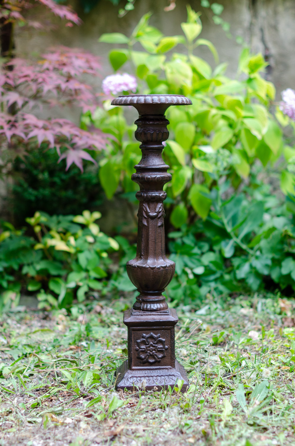 MB-32-6 Kerzenleuchter Altarleuchter Kandelaber Kerzenständer Antik-Stil 70cm braun