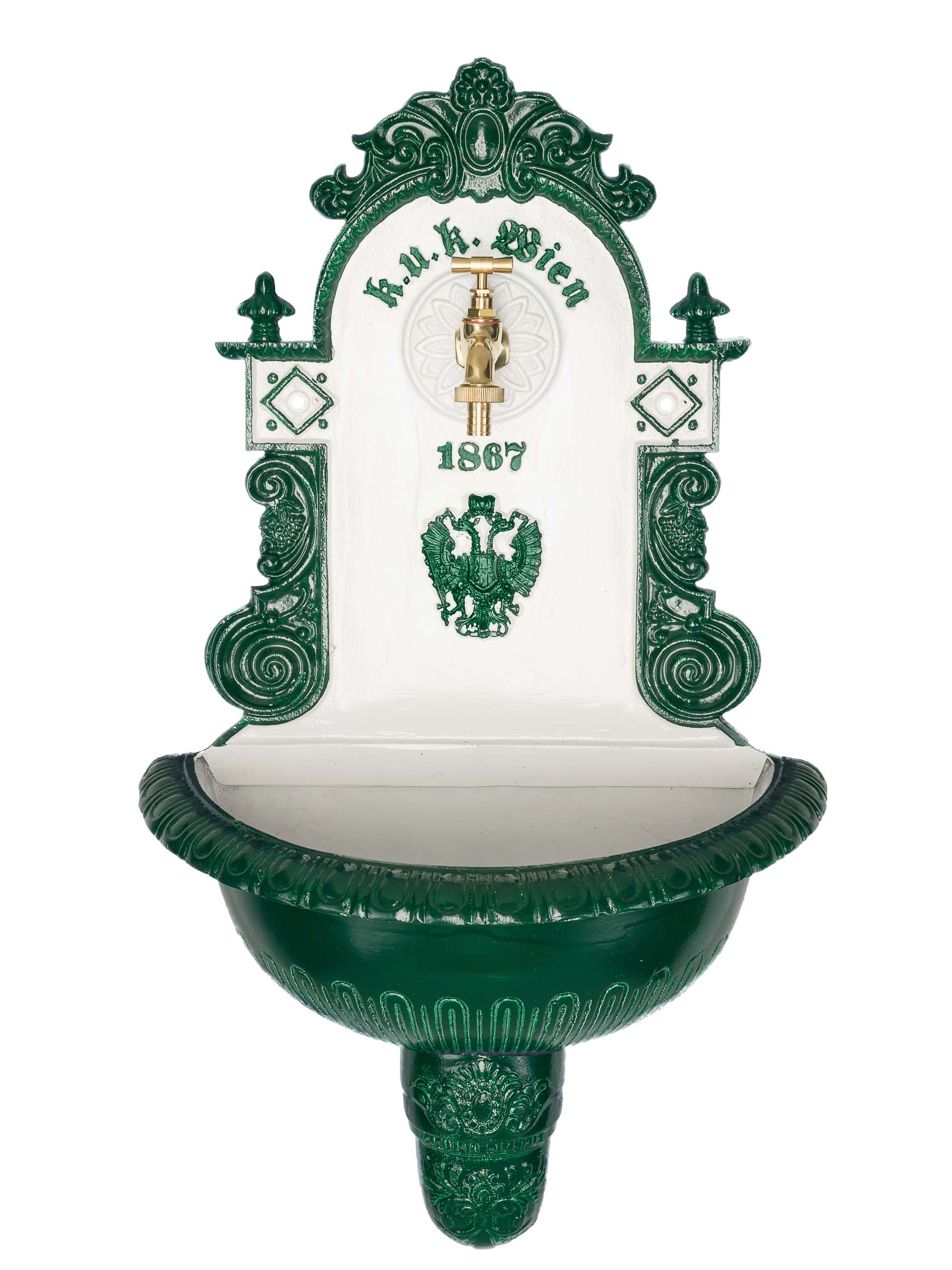 2015-11-07_Auktionshaus_01856729b60d6ff6 Waschbecken Brunnen Wandbrunnen 72cm Alu Garten im antik Stil fountain garden