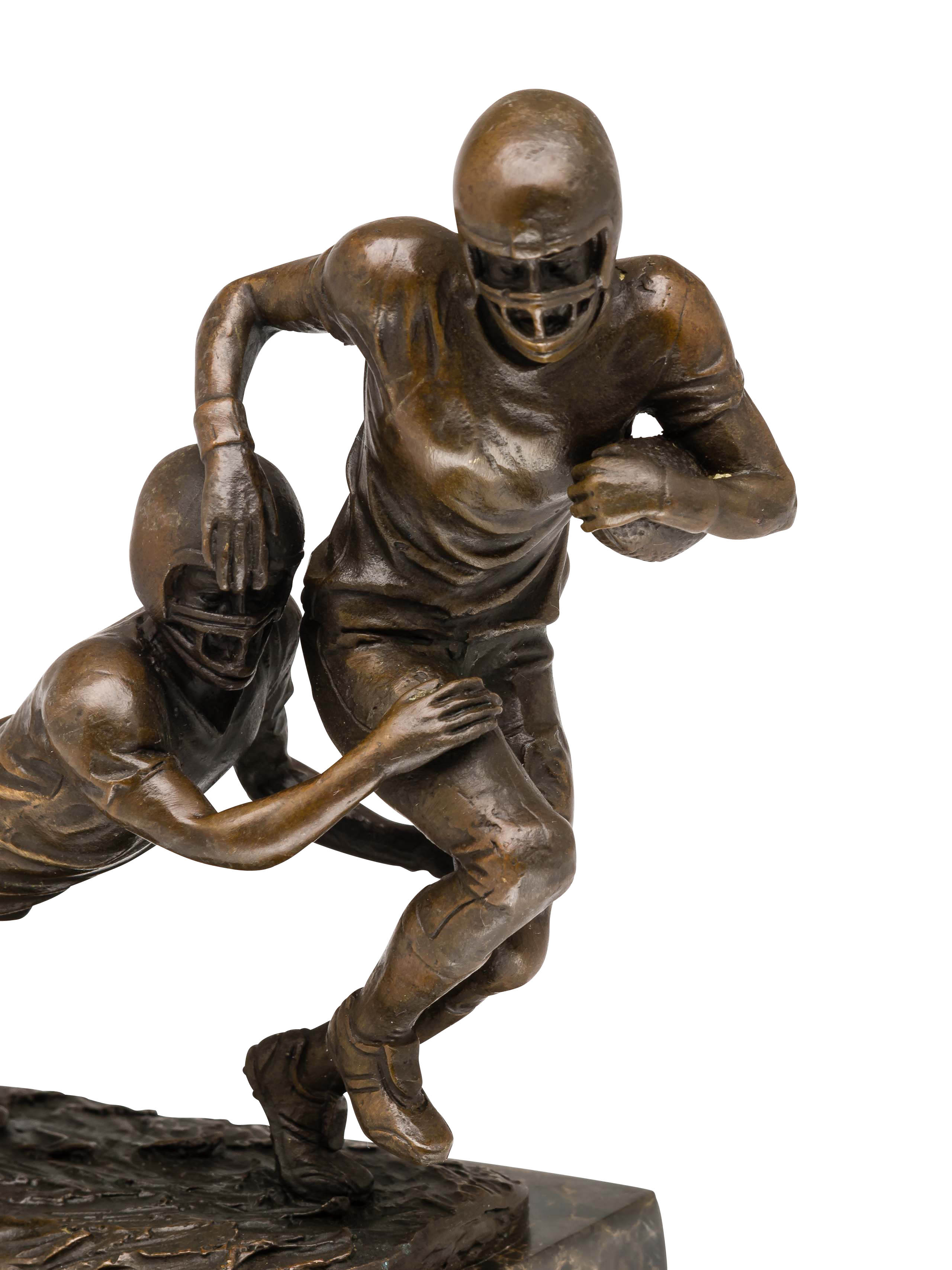 2014-04-19_Auktionshaus_046 Bronzefigur American Football Bronze Trophäe Skulptur Pokal Super Bowl USA