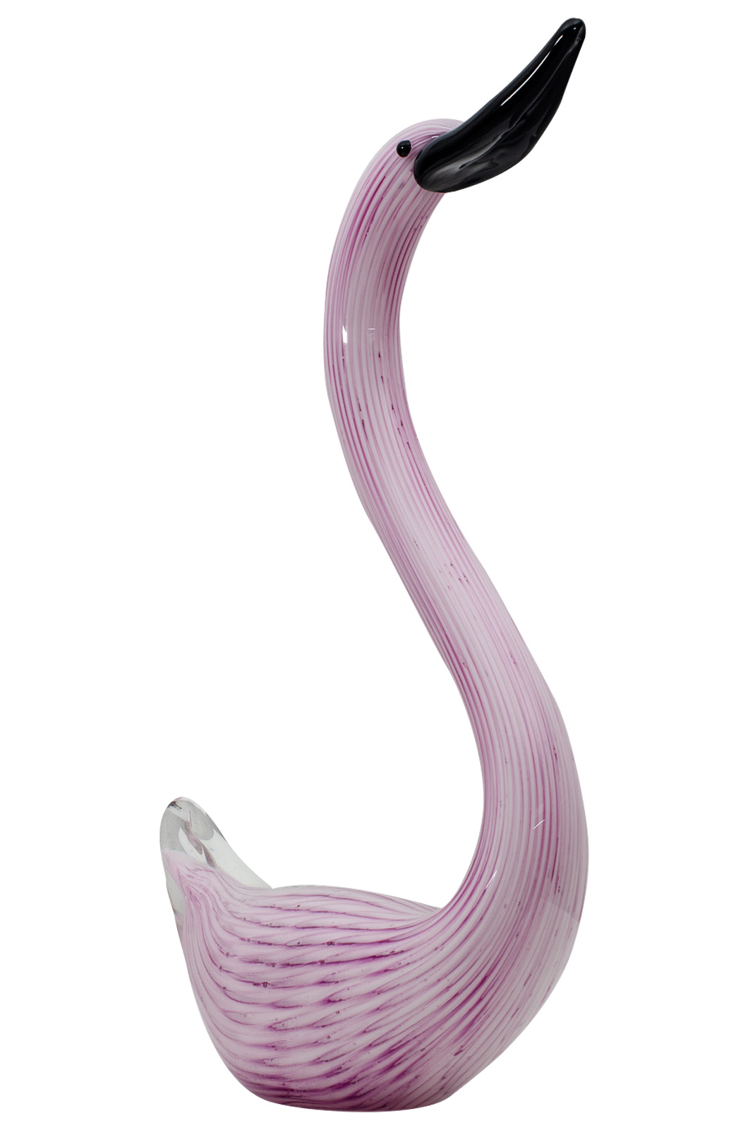 MG-73-1 Glasfigur Figur Skulptur Glas Glasskulptur Schwan Murano-Stil Antik-Stil 37cm