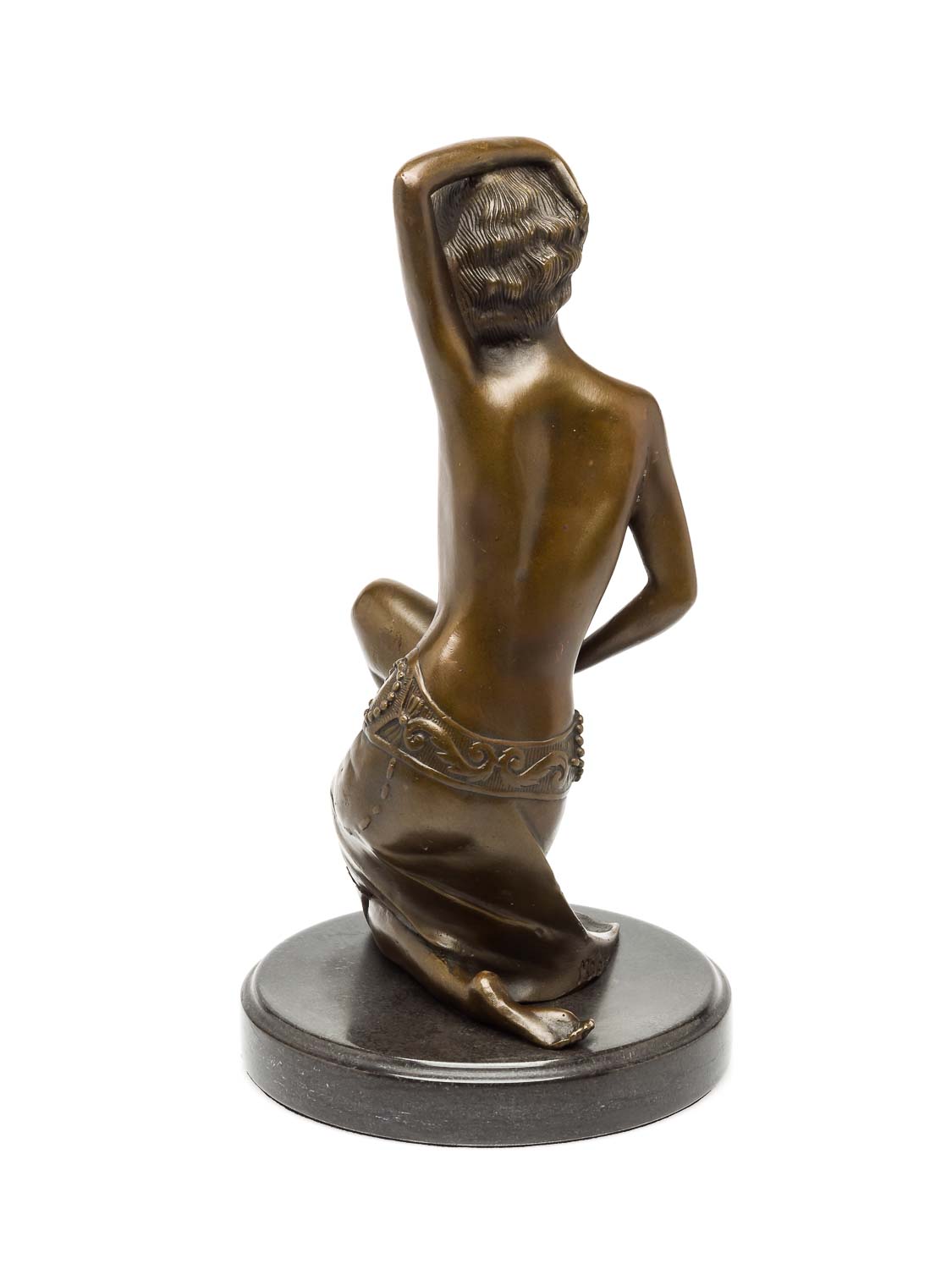 2016-10-20_Auktionshaus_145 Bronzeskulptur Tänzerin Artdeco erotische Kunst 30cm Skulptur Bronze