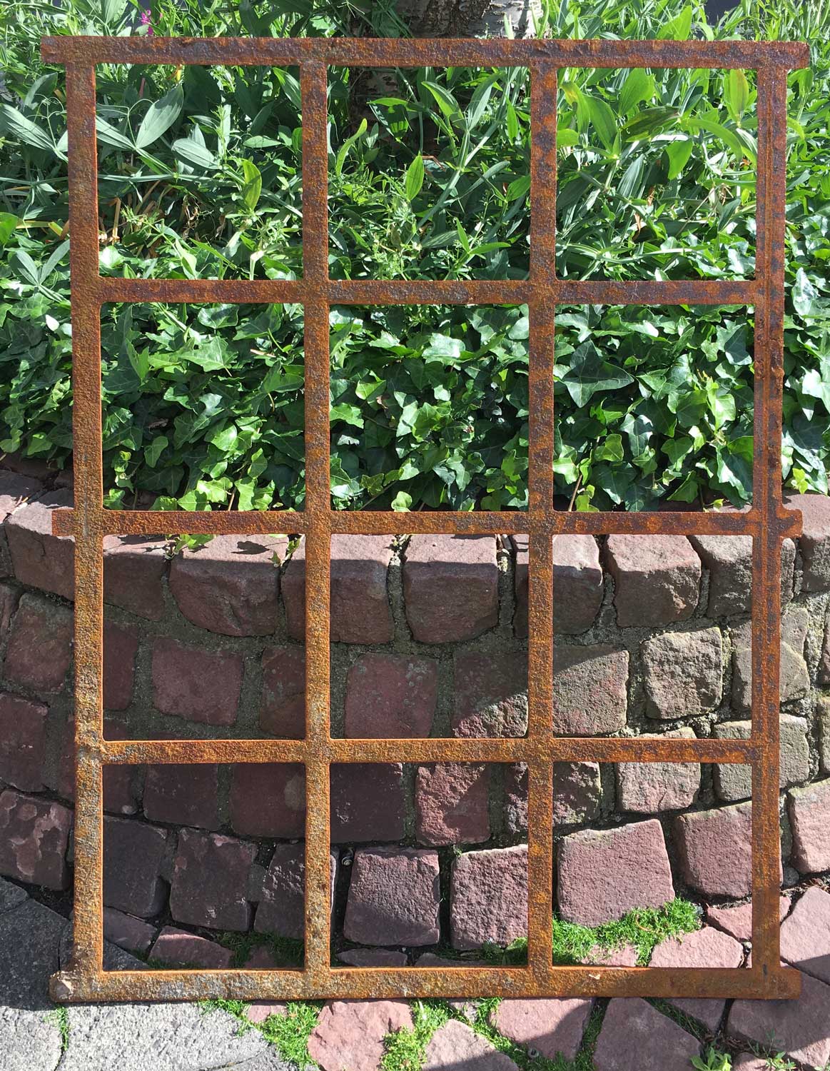 aubaho-F30-R Fenster Rost Stall Eisenfenster Scheunenfenster Eisen Antik-Stil Gitter 95cmFenster Rost Stall Eisenfenster Scheunenfenster Eisen Antik-Stil Gitter 95cm