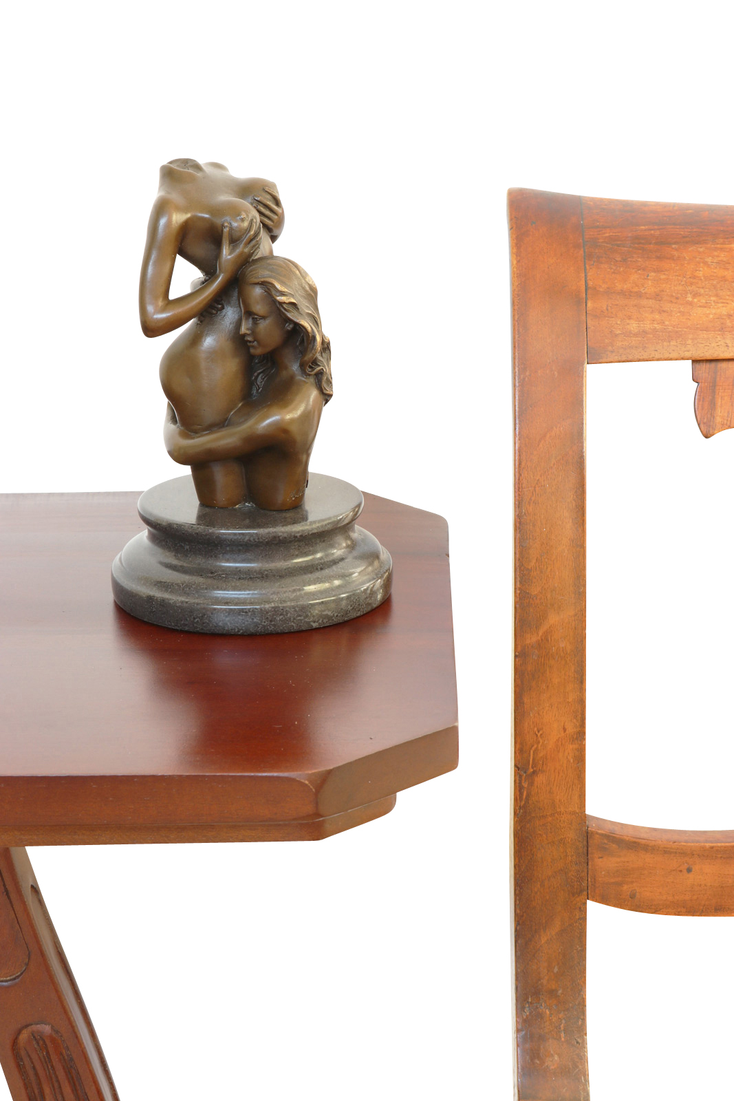 Bronzeskulptur Frau Akt Erotik Antik-Stil Bronze Figur Statue - 18cm