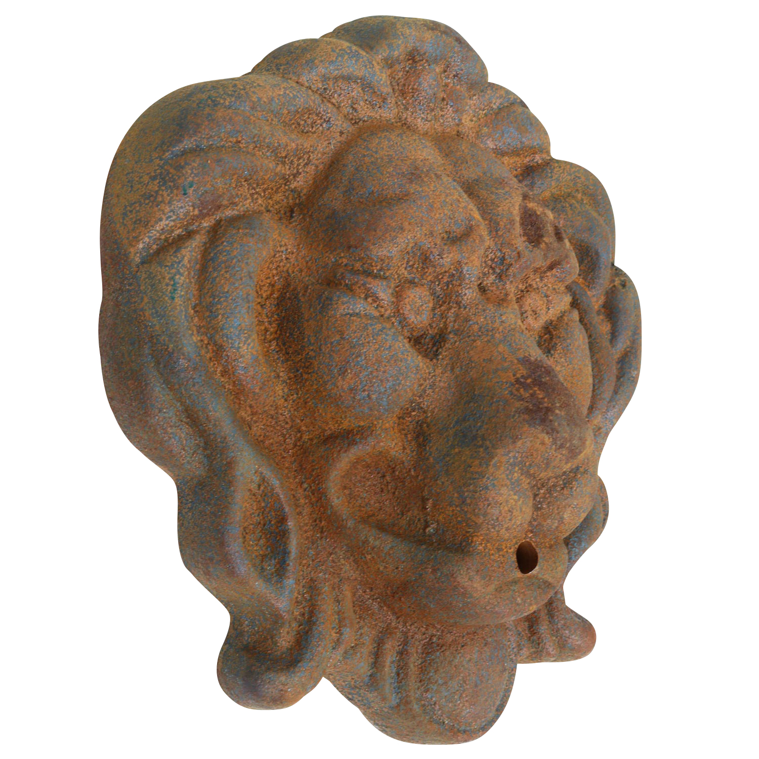 aubaho-WA03C_3 Löwenkopf Löwe Dekoration Eisen Wandbrunnen Wasserspeier Skulptur Figur e