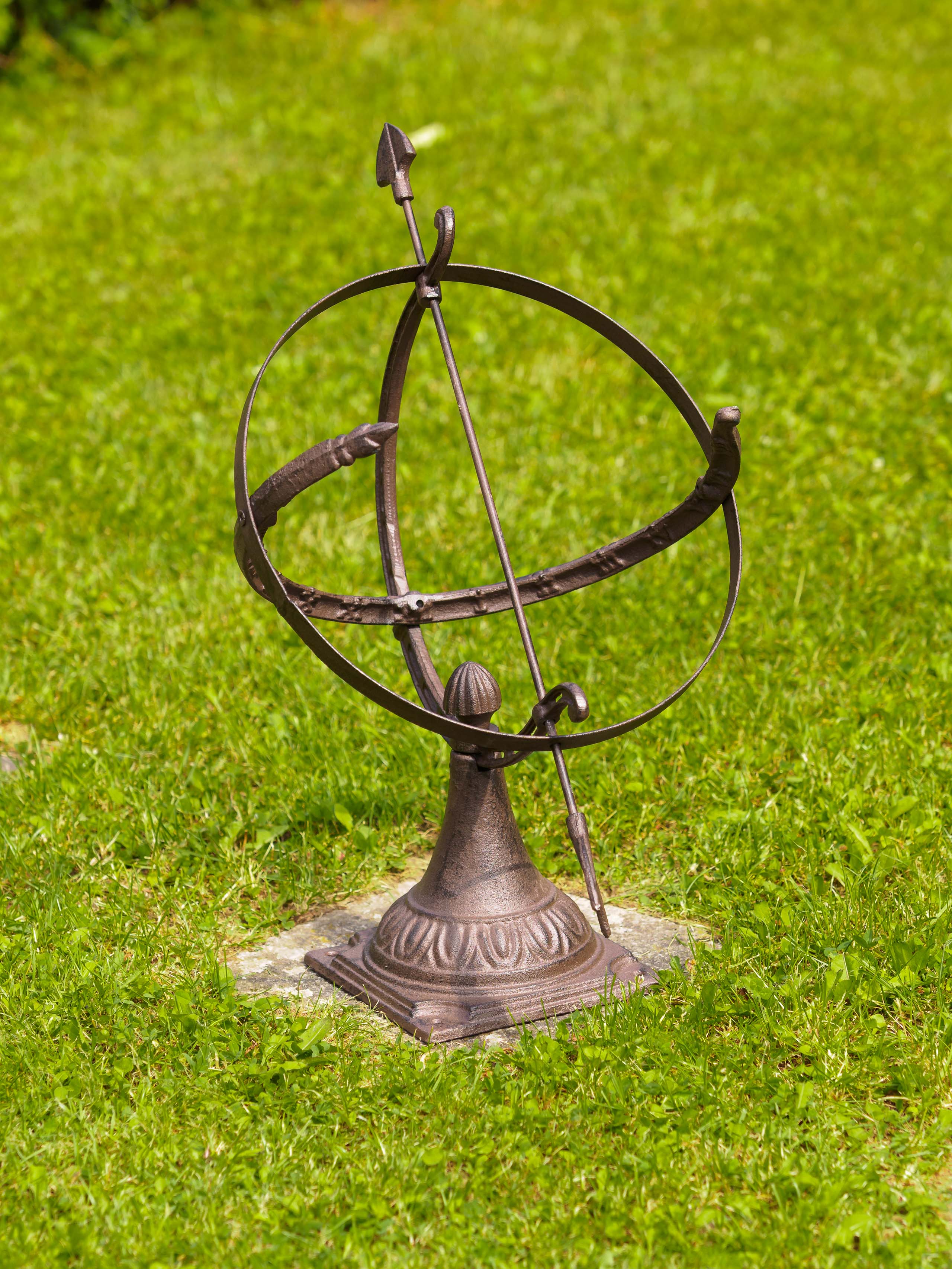 Sonnenuhr 52cm Eisen Garten Dekoration Nostalgie Antik-Stil