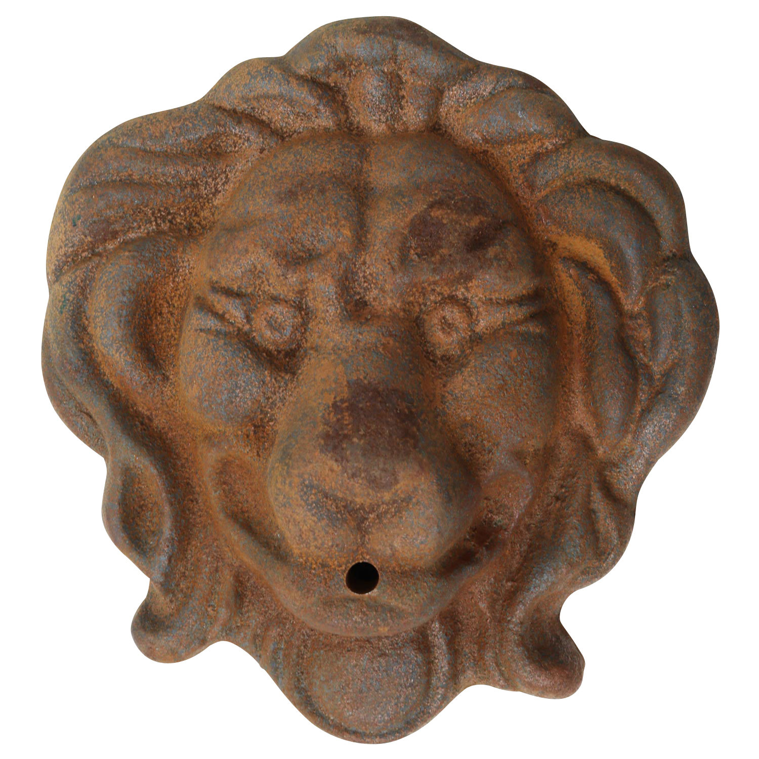 aubaho-WA03C_1 Löwenkopf Löwe Dekoration Eisen Wandbrunnen Wasserspeier Skulptur Figur e