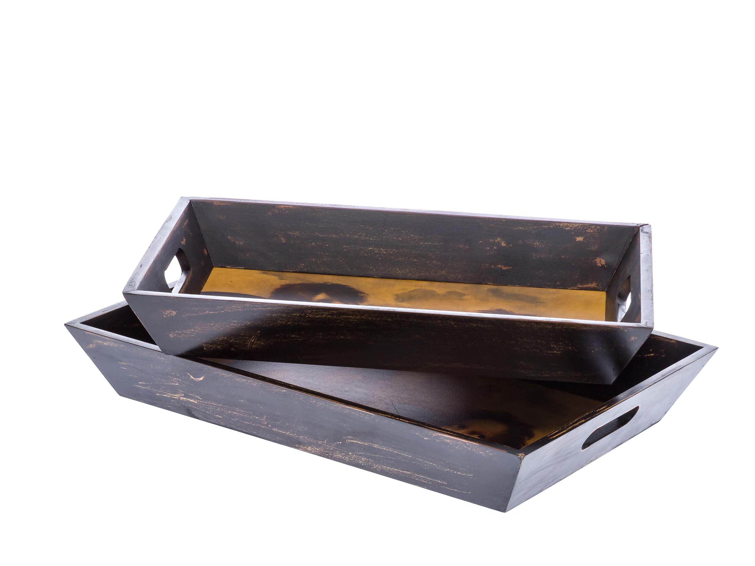BO-65-2 2x TABLETT ENGEL NACH RAFFAEL AUS HOLZ IM ANTIK STIL ENGELN BAR  HOLZTABLETT
