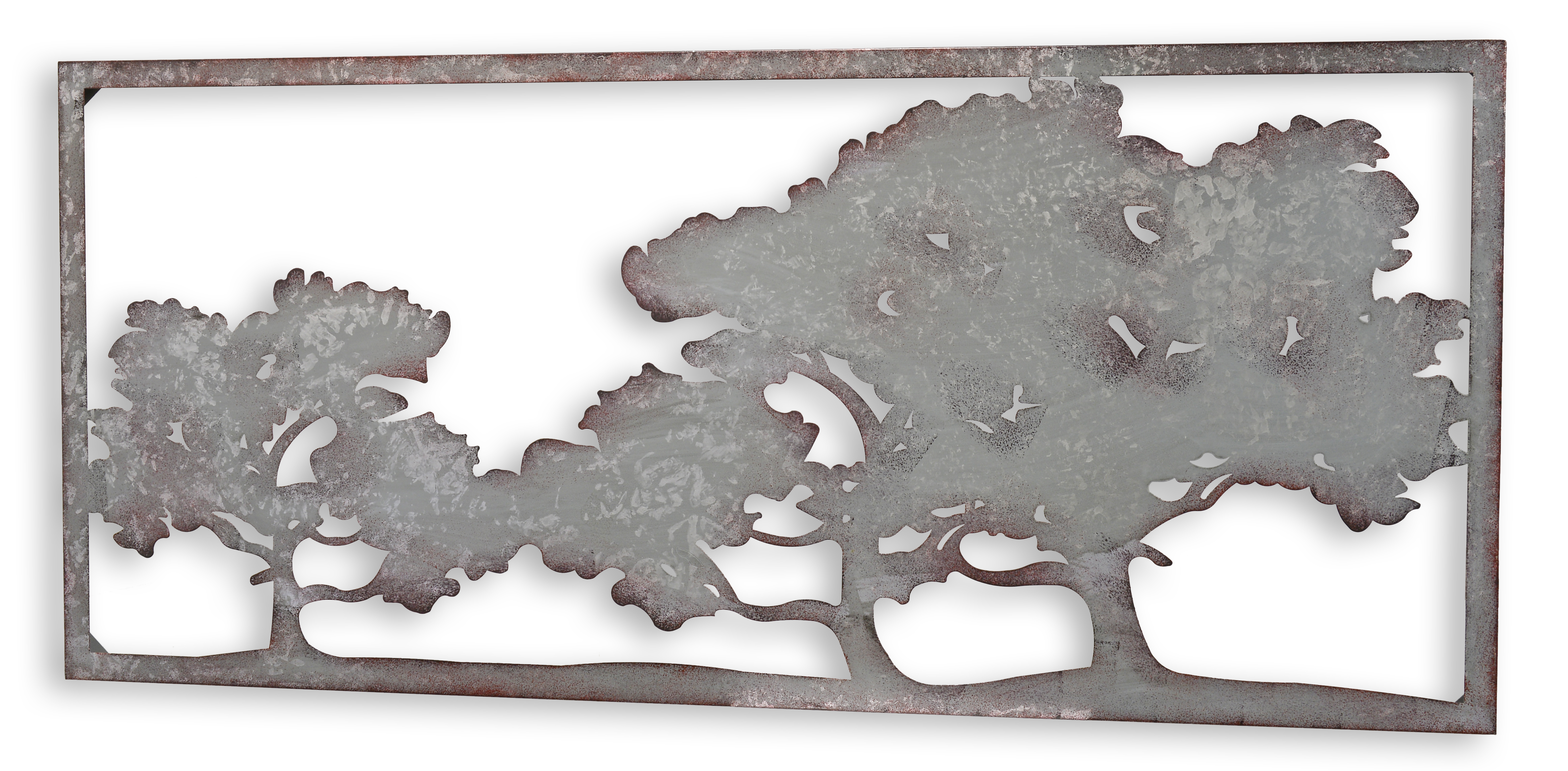 An iron tree landscape wall decor replica retro design decoration