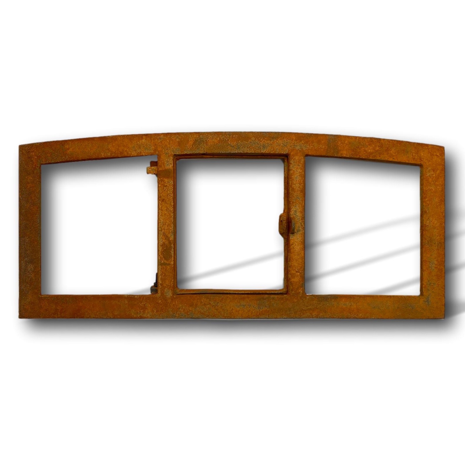 aubaho-F37-R-5b Stallfenster Fenster zum Öffnen Scheunenfenster Rost Eisen 63cm Antik-Stil