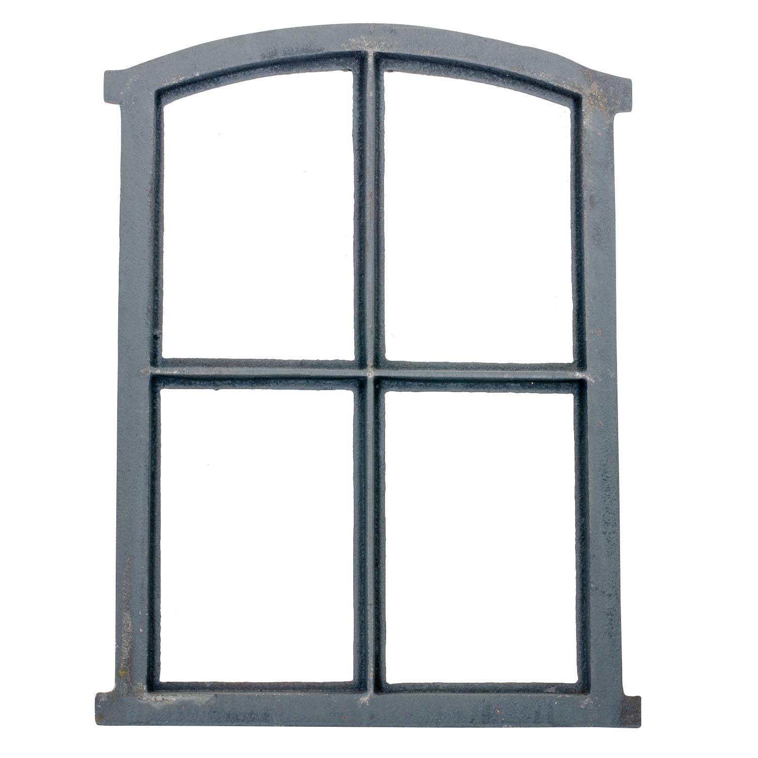 F02A-G-2 Fenster grau Stallfenster Eisenfenster Scheunenfenster Eisen 49cm Antik-Stil (k)