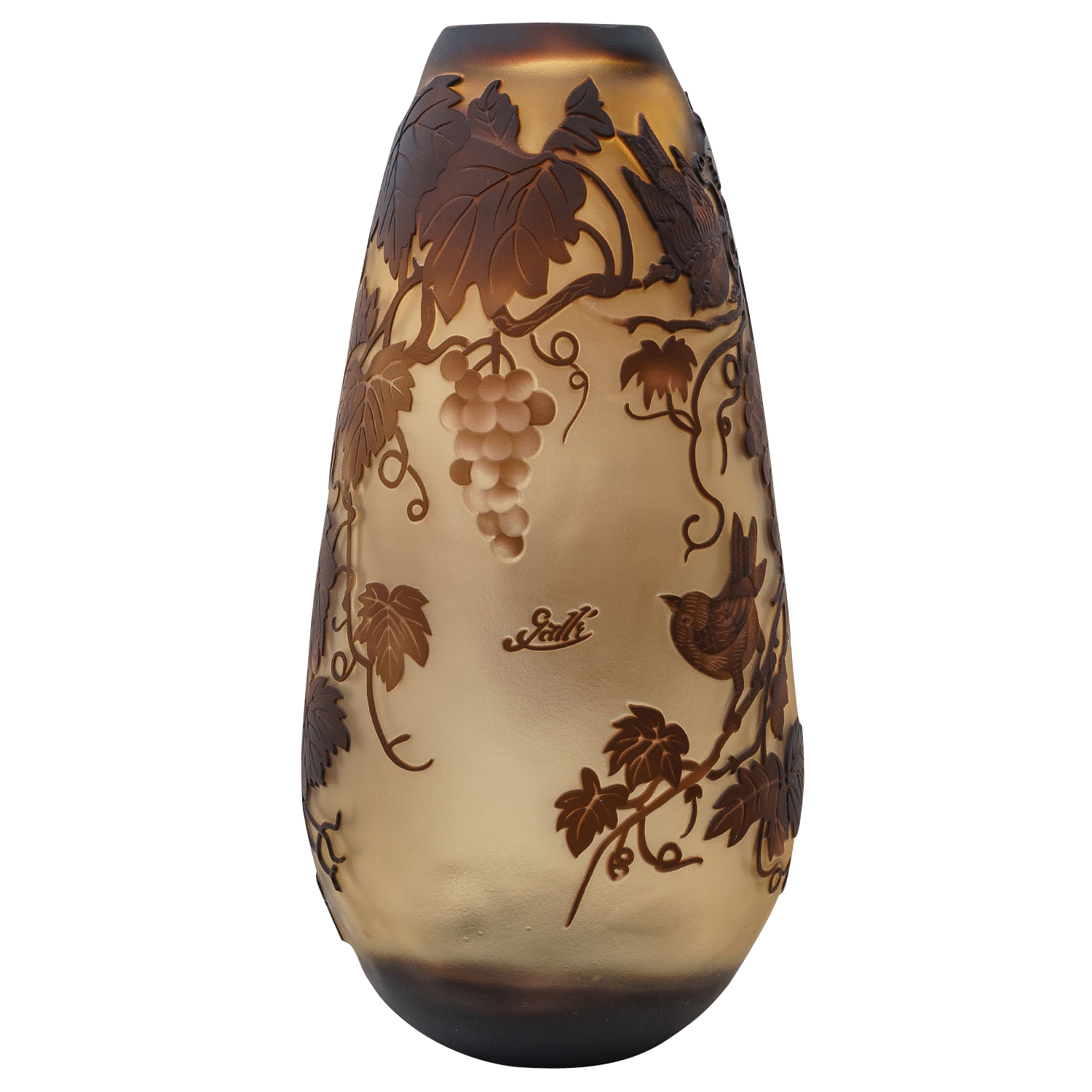 GV-61 Vase Replika nach Galle Gallé Glasvase Glas Antik-Jugendstil-Stil Kopie c12