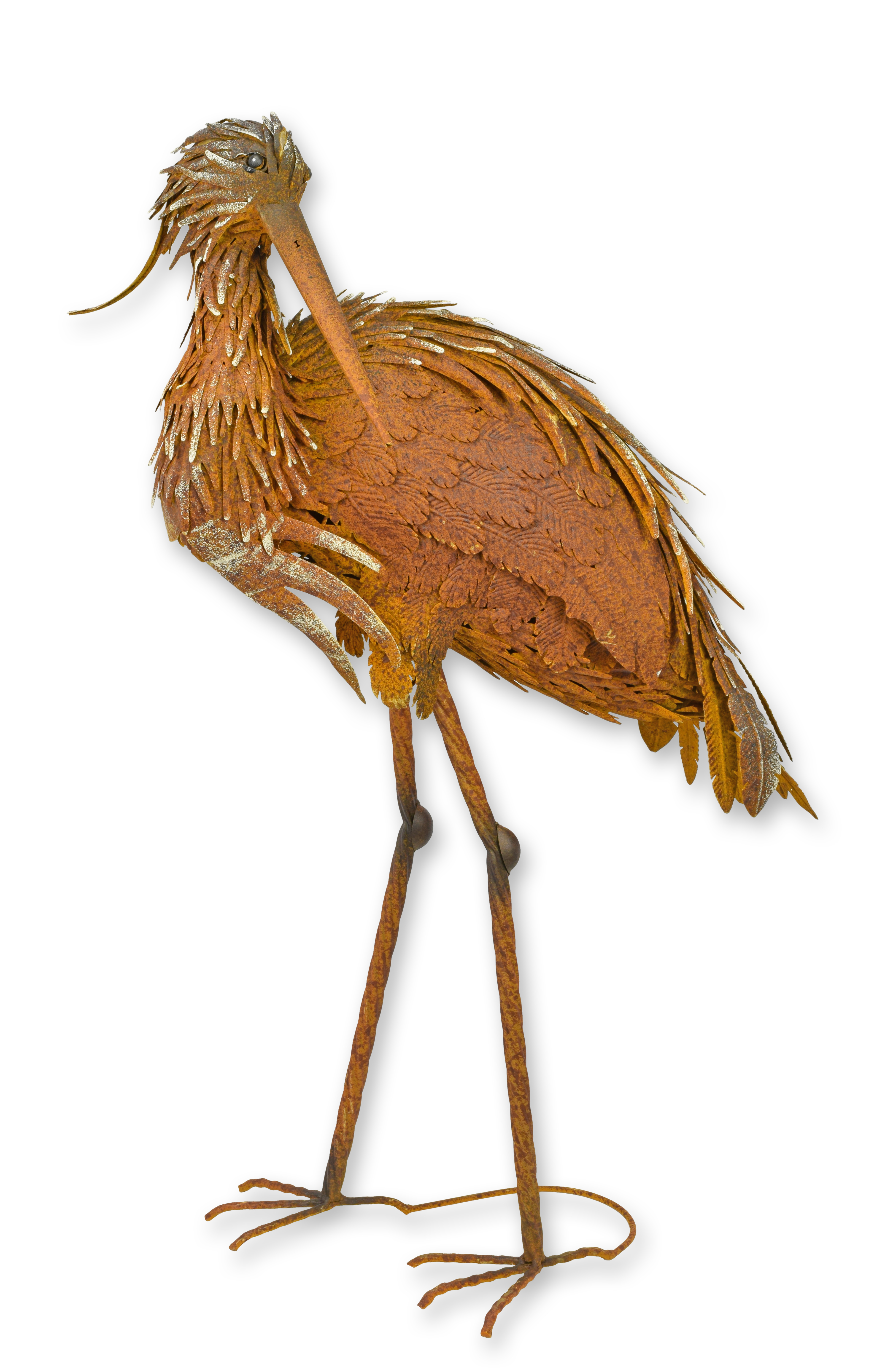 An iron stork replica retro design decoration