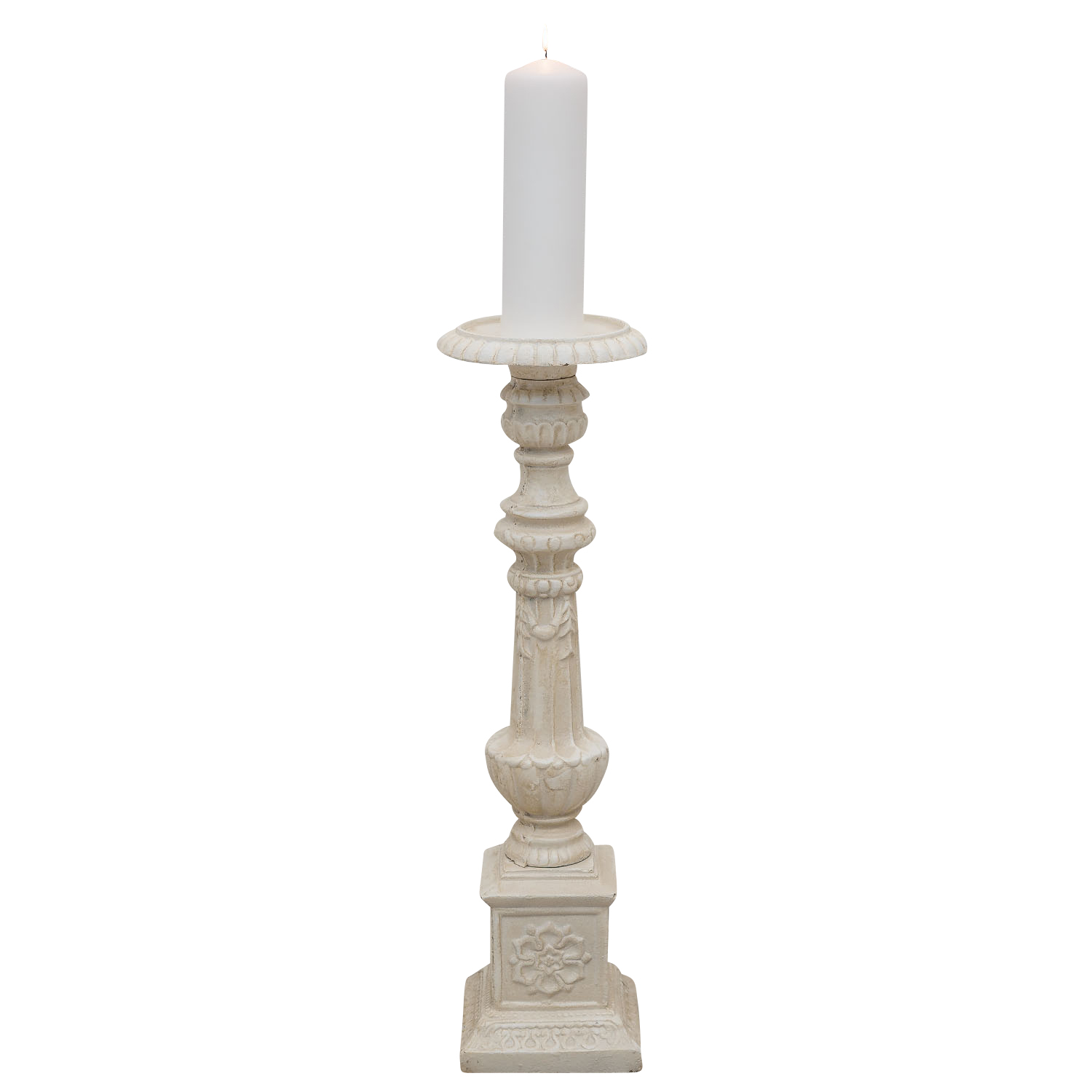 MB-31-29joiiGDdKc6R5 Kerzenleuchter Altarleuchter Kandelaber Kerzenständer Antik-Stil 70cm weiß