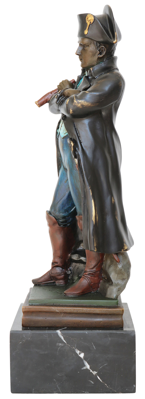 BG-27-1 Bronzeskulptur Napoleon im Antik-Stil Bronze Figur Statue - 30,7cm