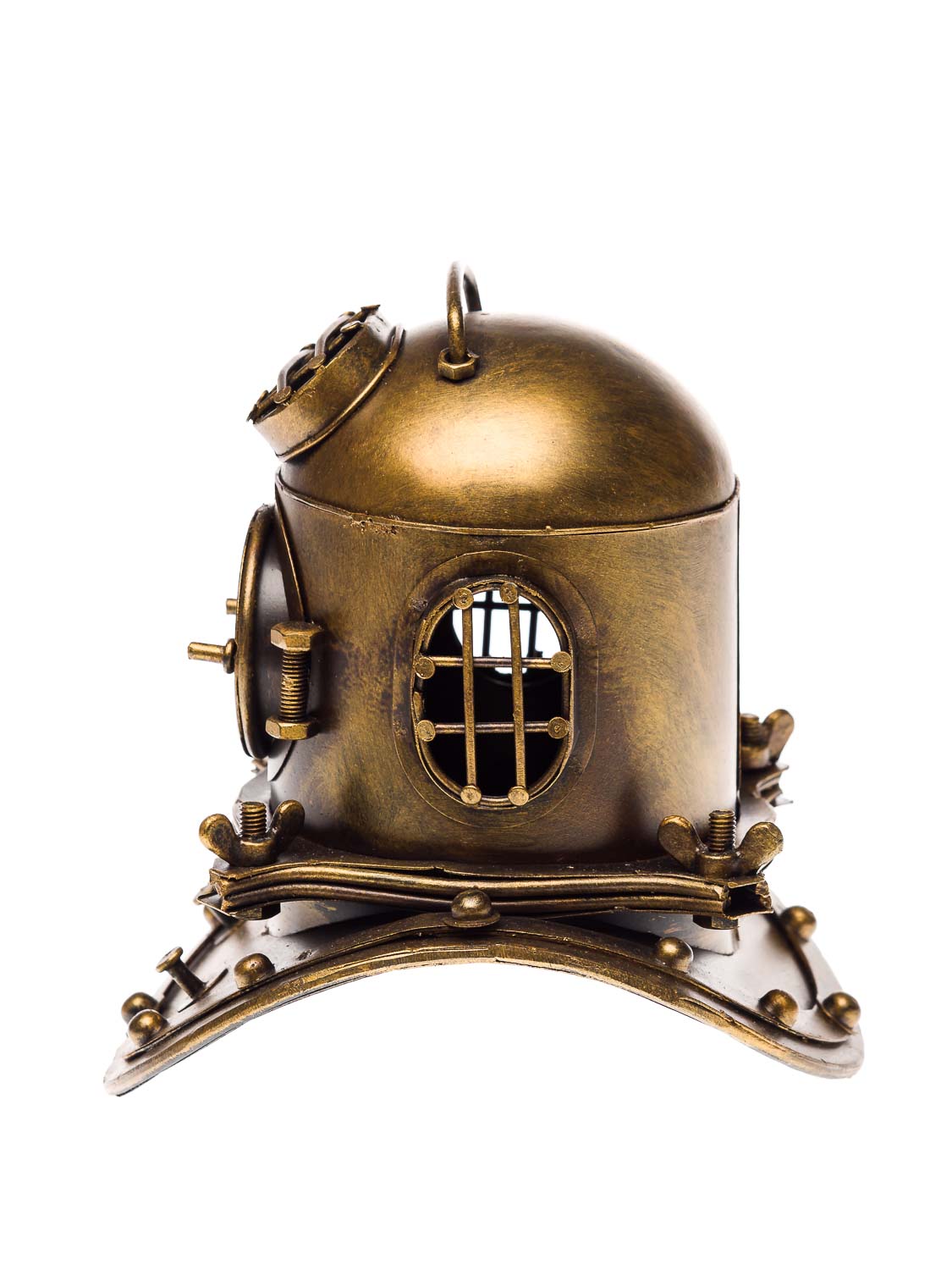 2017-07-27_Auktionshaus_010 Taucherhelm Marine 18cm Tiefsee Taucherglocke Dekoration Helm Antik-Stil